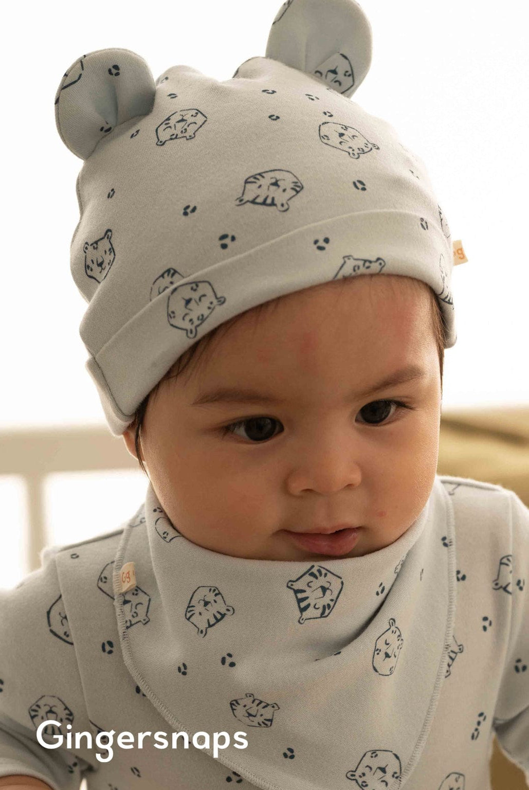 جينجرسنابس جمبسوت رضع منقوش أولادي أزرق