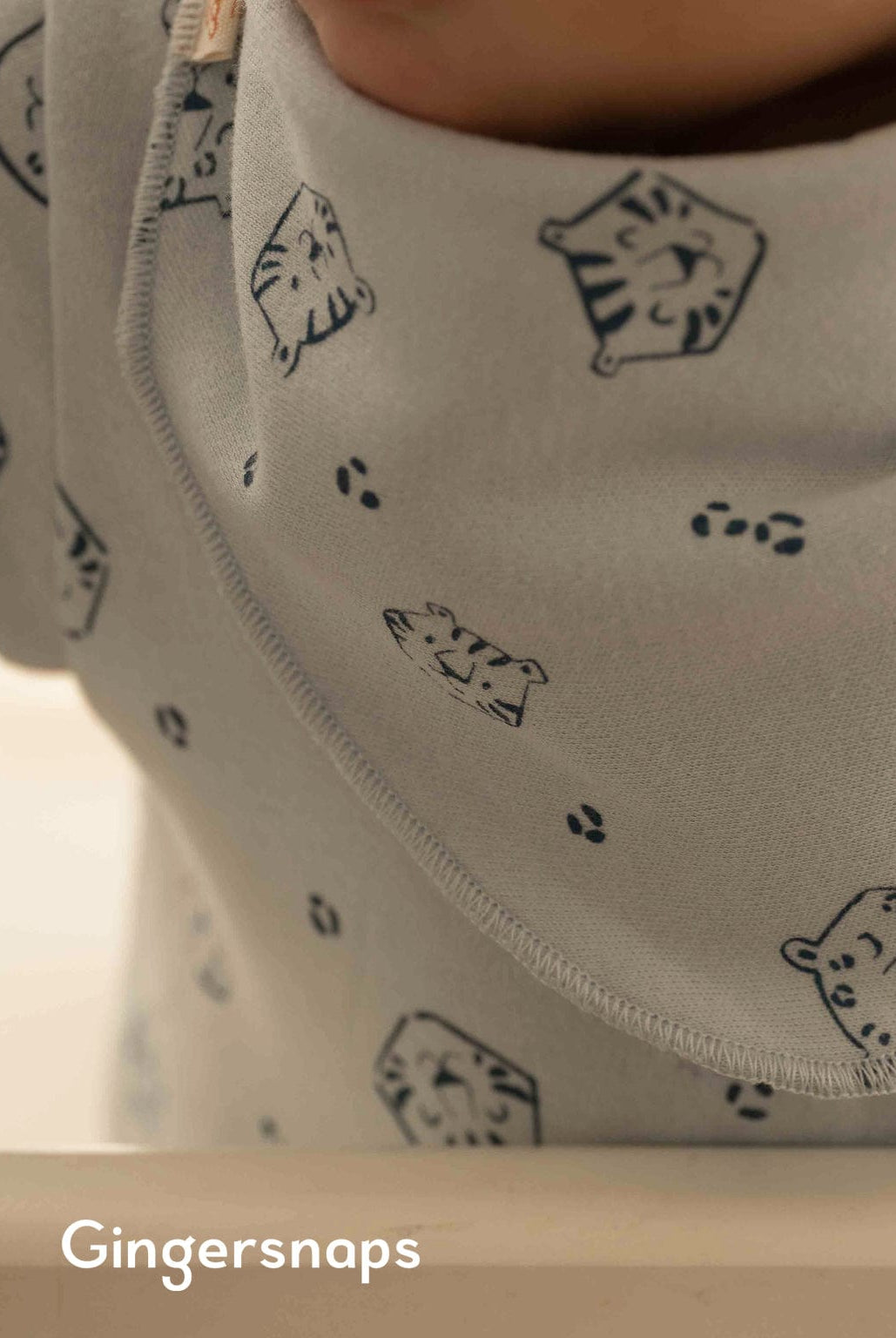 جينجرسنابس جمبسوت رضع منقوش أولادي أزرق