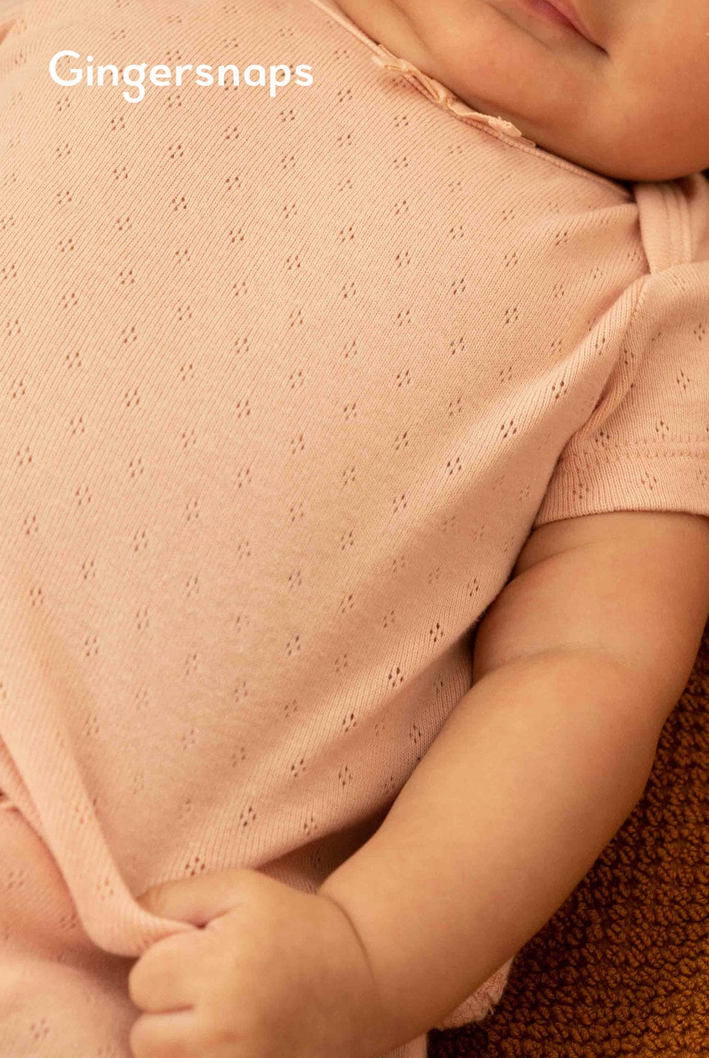 جينجرسنابس طقم بلوزة نص كم وبنطلون سادة أطفال مواليد أحمر بنفسجي