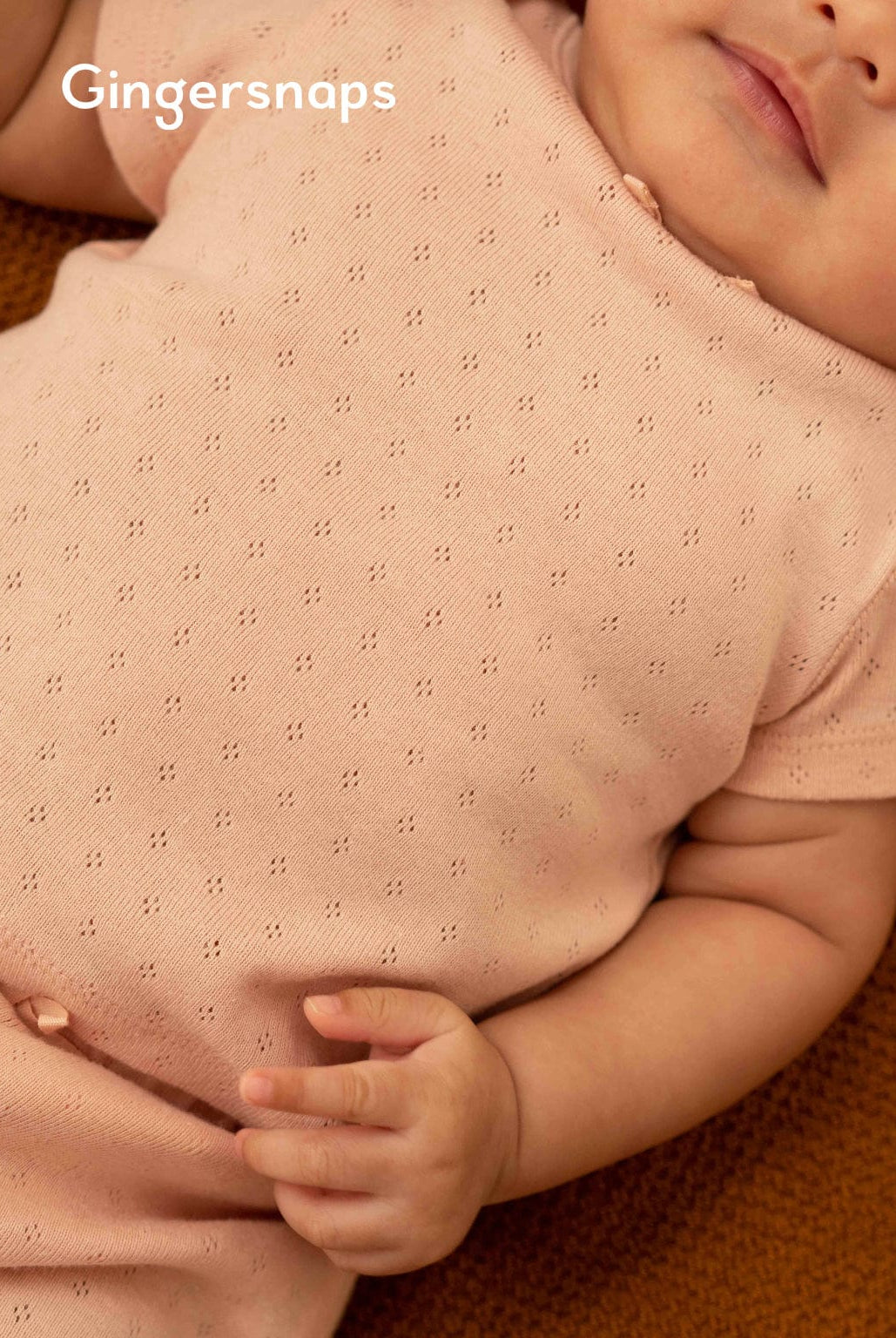 جينجرسنابس طقم بلوزة نص كم وبنطلون سادة أطفال مواليد أحمر بنفسجي