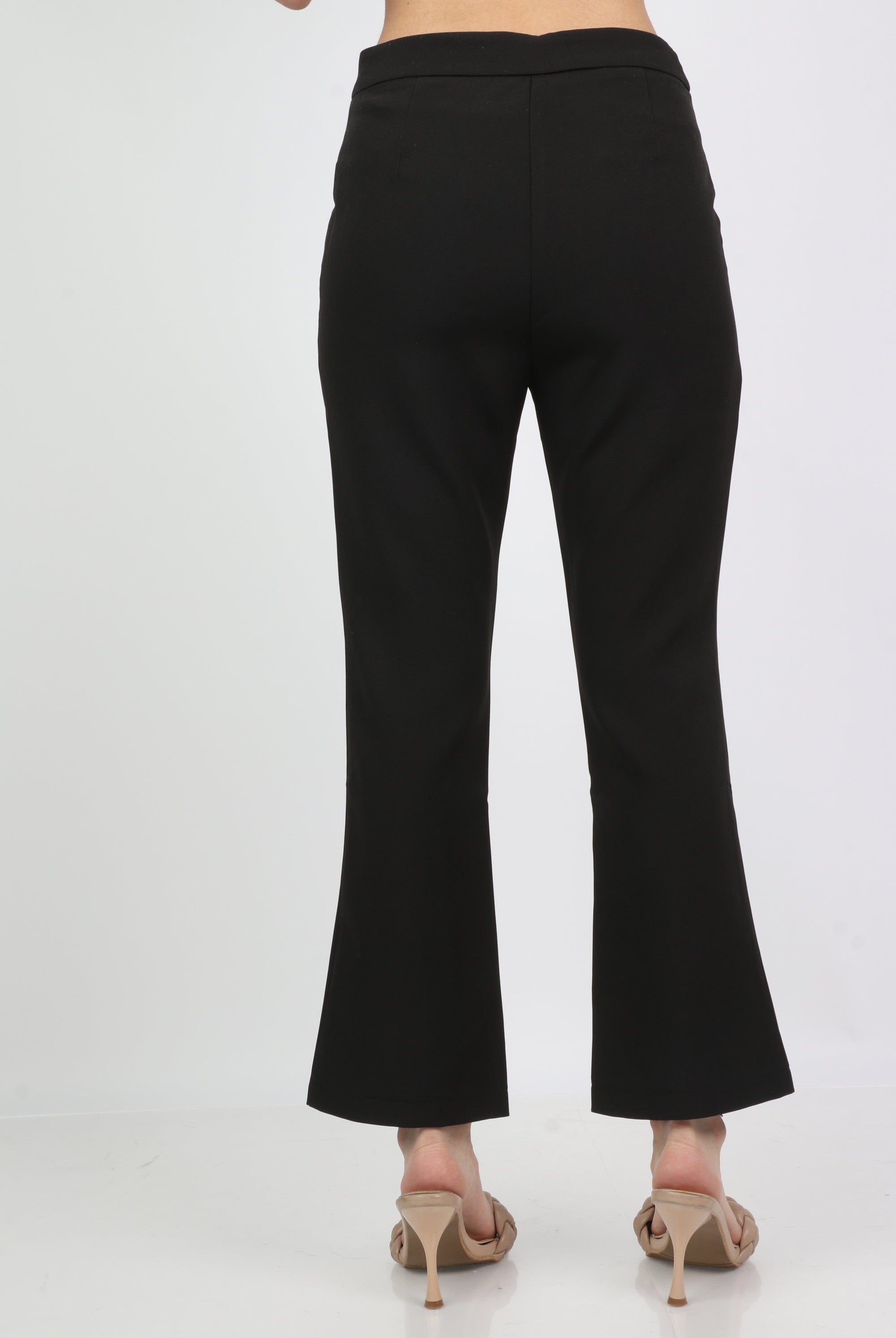 نتشي بنطلون سادة كلاسيك بسحاب نسائي