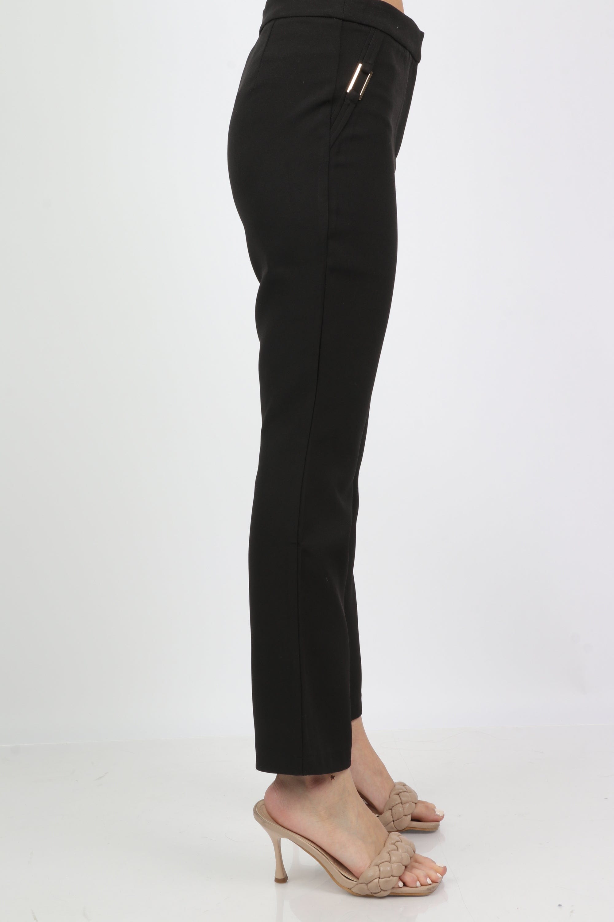 نتشي بنطلون سادة كلاسيك بسحاب نسائي