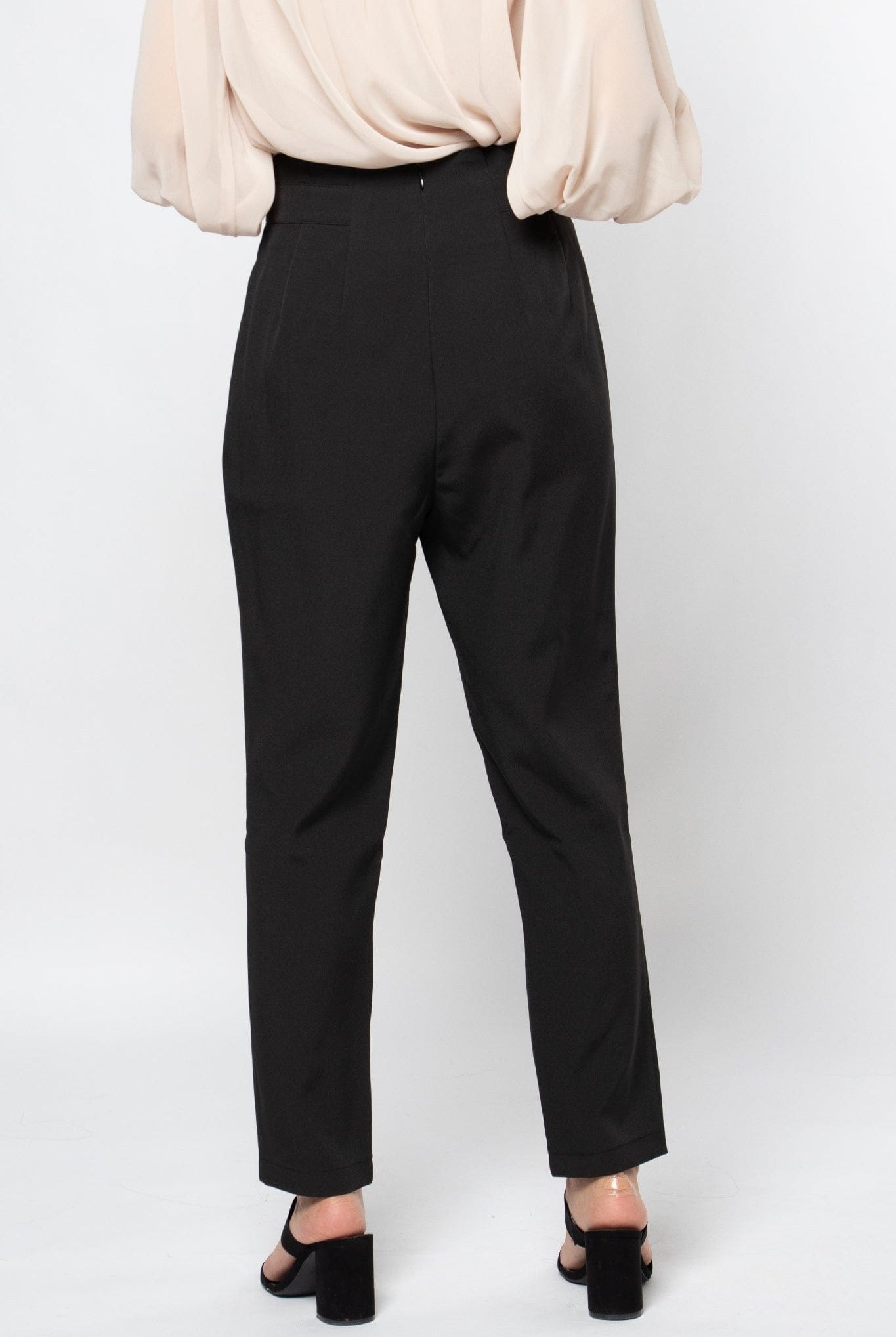 نتشي بنطلون كلاسيك طويل بزرارين نسائي