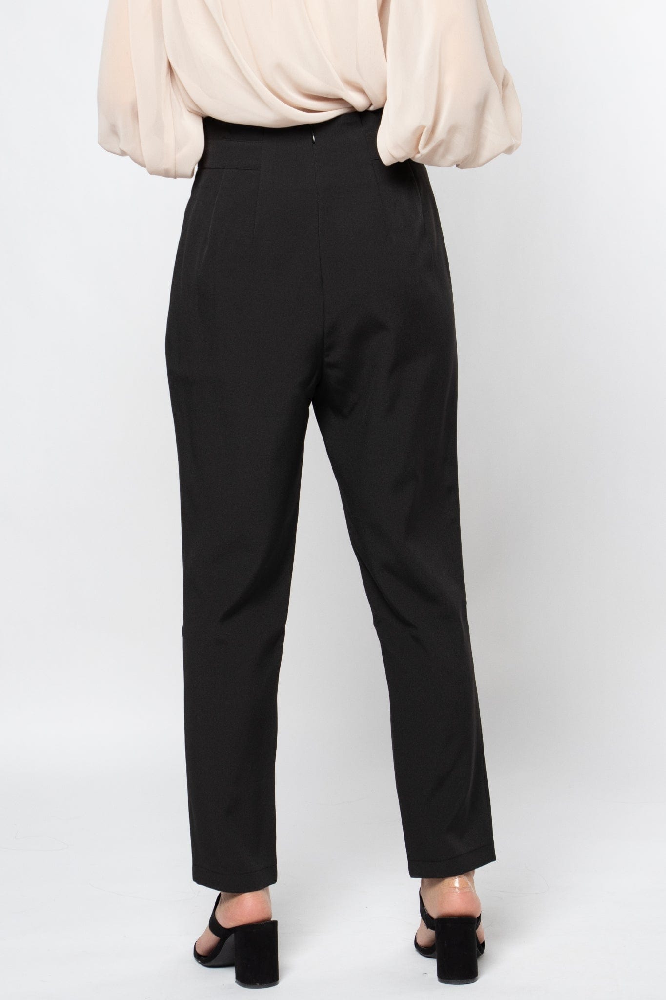 نتشي بنطلون كلاسيك طويل بزرارين نسائي