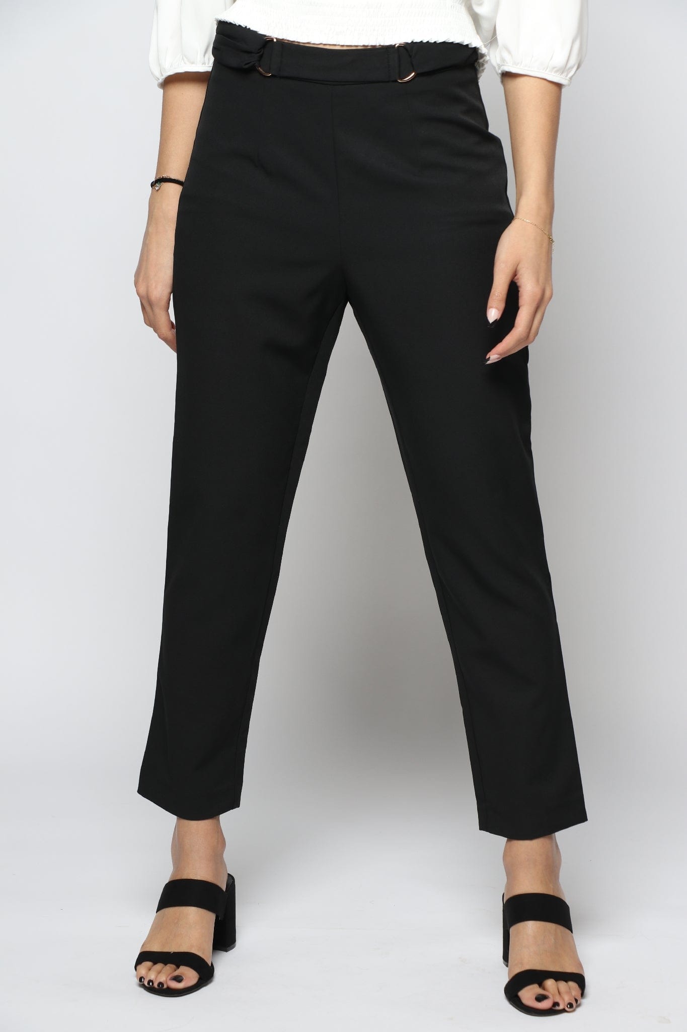 نتشي بنطلون كلاسيك سادة طويل نسائي