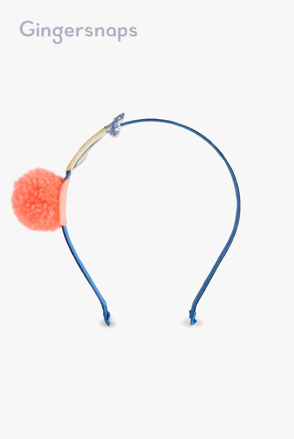 جينجرسنابس طوق بناتي رفيع مع دائرة على الجانب بناتي متعدد الألوان