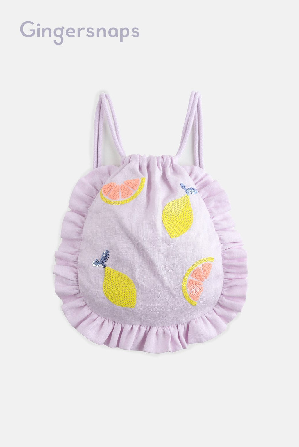 جينجرسنابس حقيبة منقوشة مكشكشة بناتي متعدد الألوان