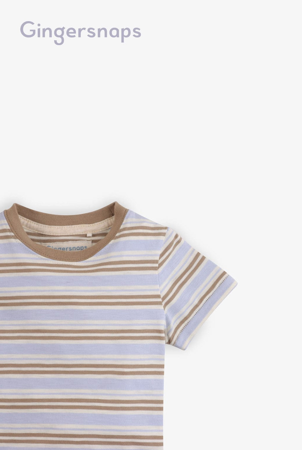 جينجرسنابس تي شيرت أولاد رضع صيفي مخطط متعدد الألوان