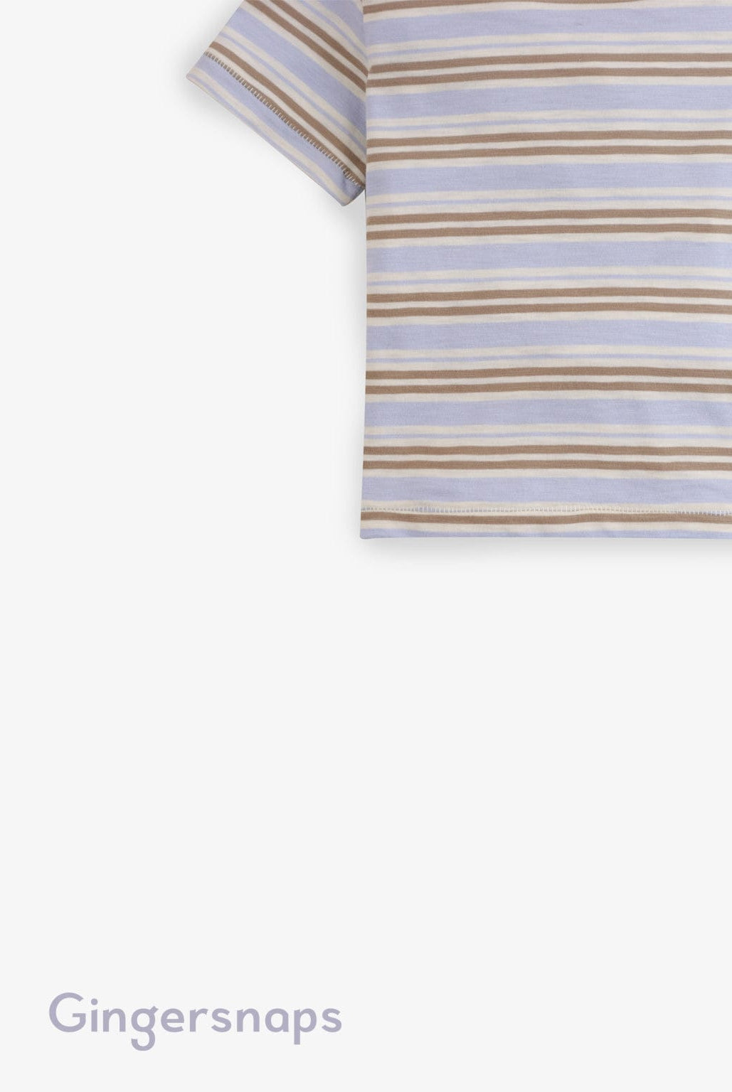 جينجرسنابس تي شيرت أولاد رضع صيفي مخطط متعدد الألوان