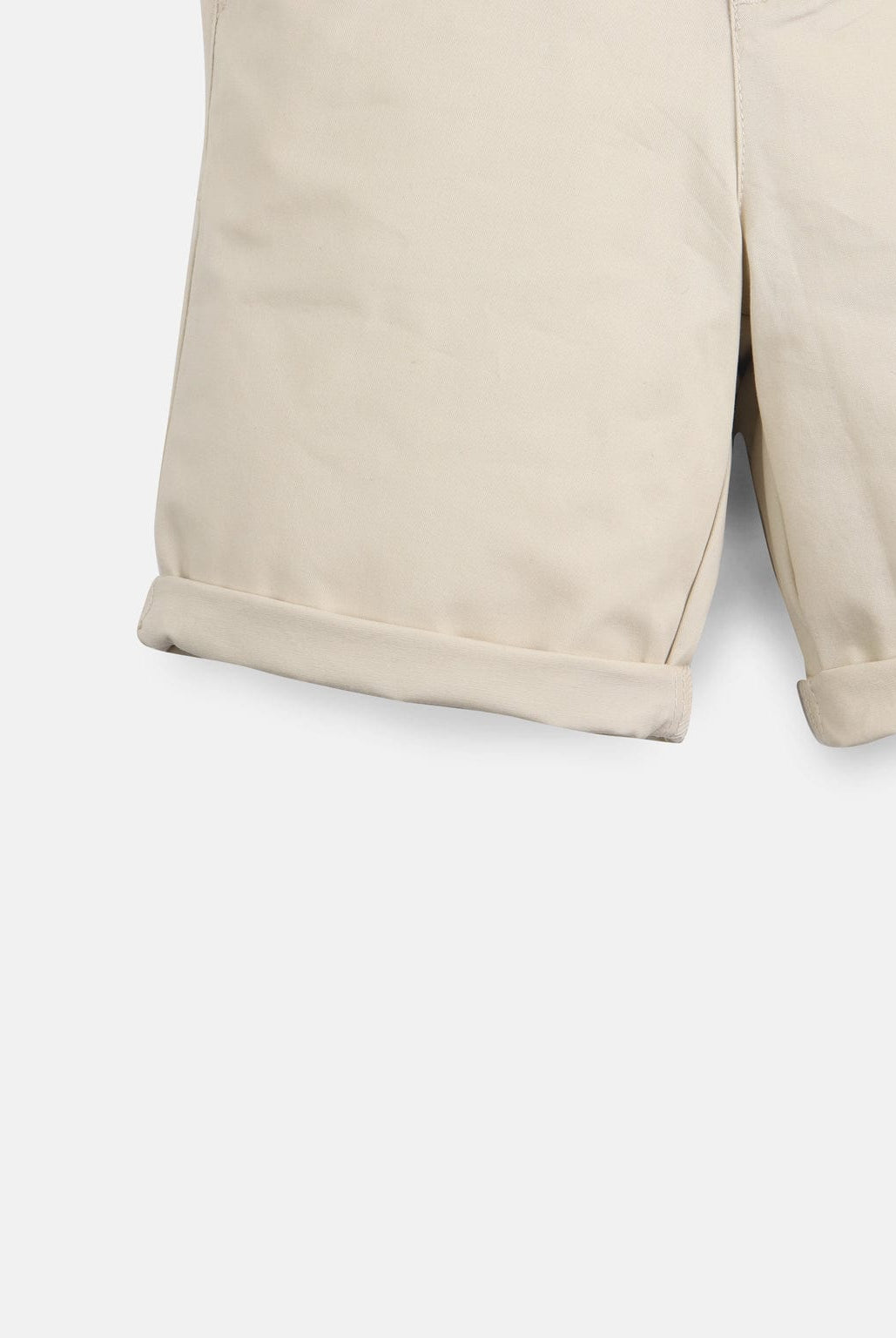 جينجرسنابس شورت جبردين اطفالي سادة بزرار أمامي بيج