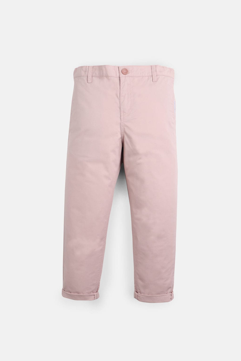 جينجرسنابس بنطلون أولادي سادة خروج مزين بثنية من الأسفل وردي