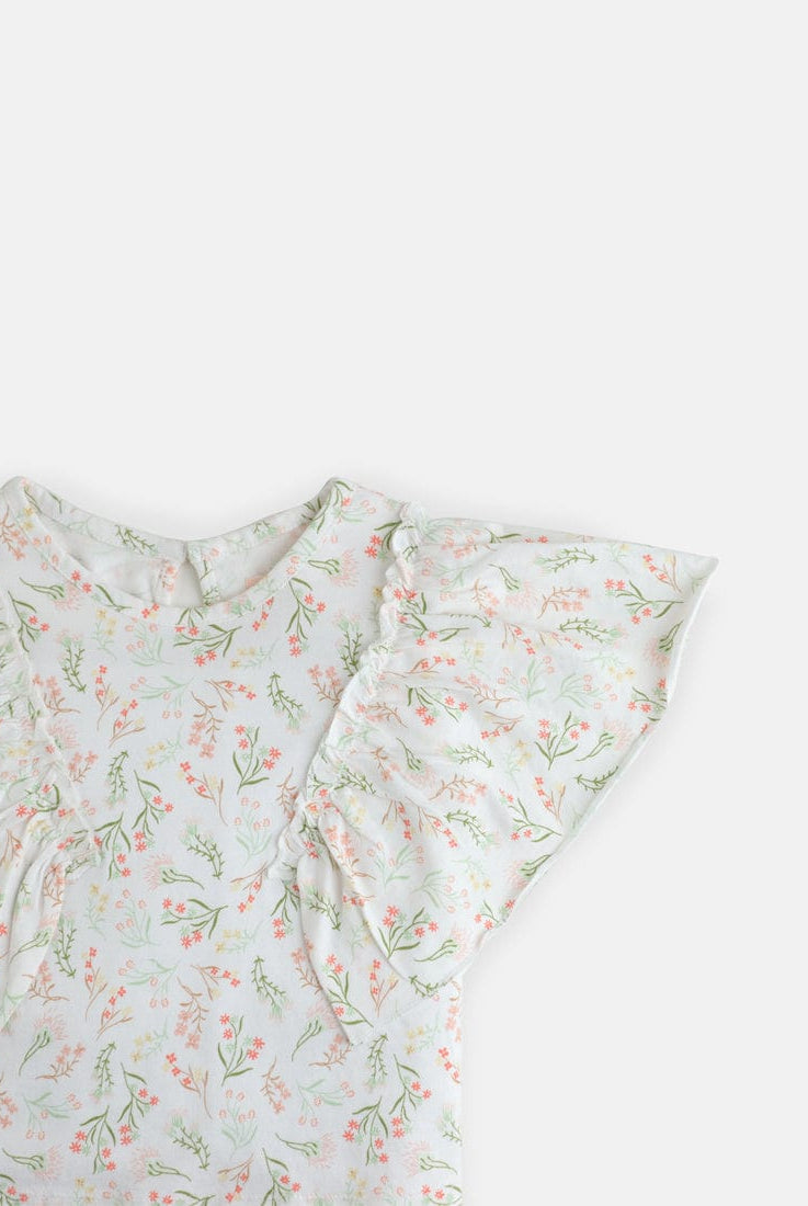 جينجرسنابس توب مشجر على شكل فراشة بناتي متعدد الألوان