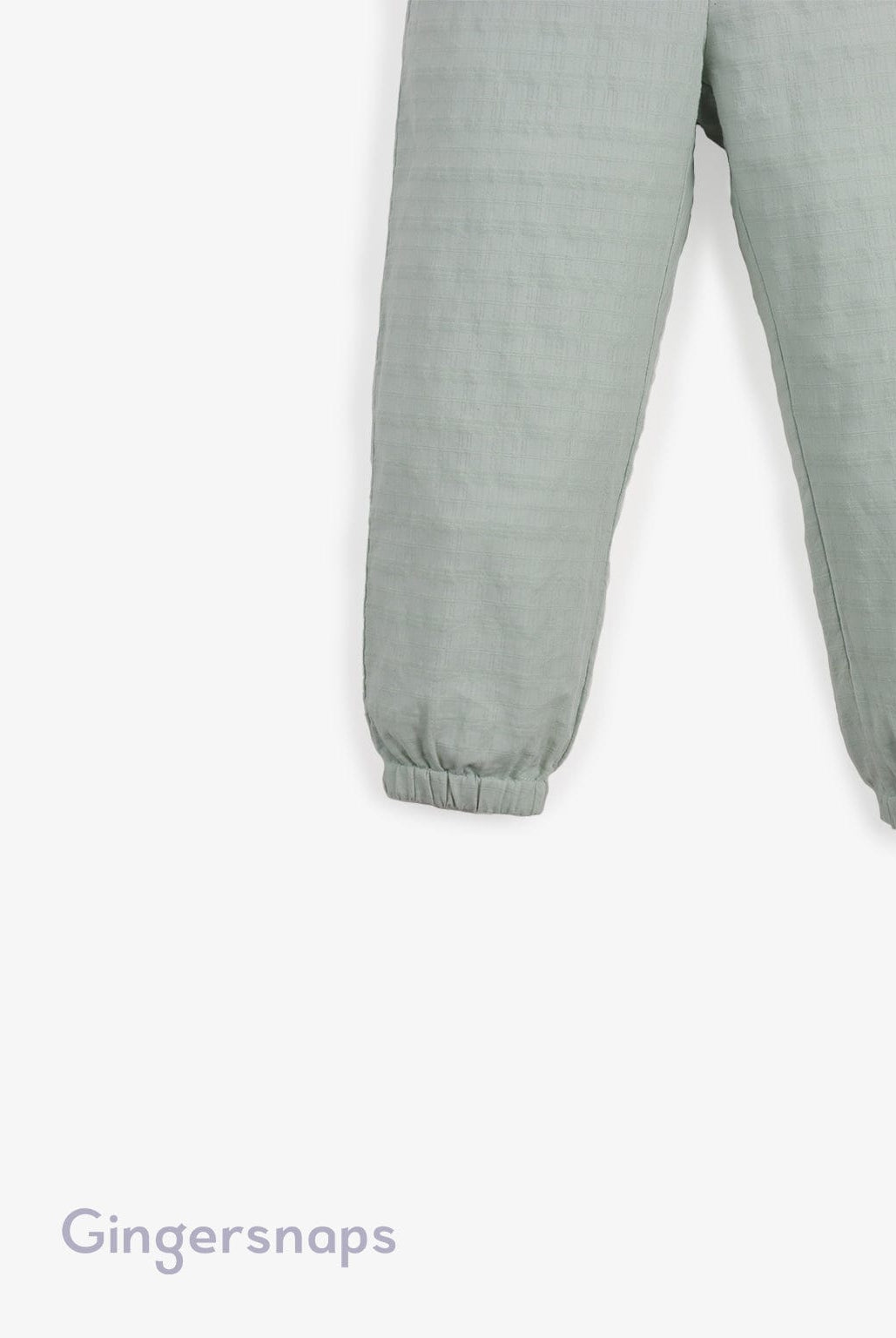 جينجرسنابس جمبسوت طويل مكشكش من أعلى مخصر بناتي أخضر