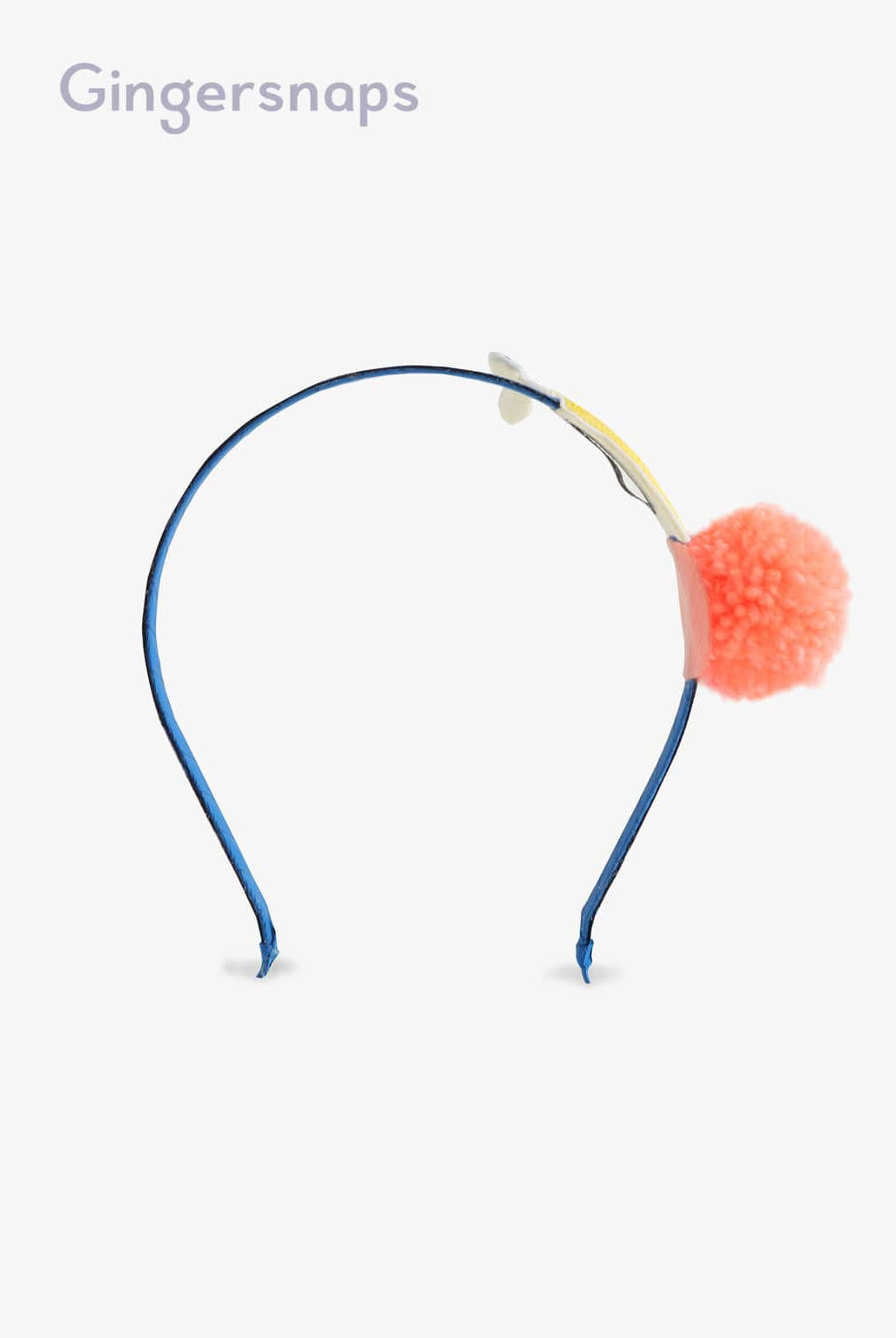 جينجرسنابس طوق بناتي رفيع مع دائرة على الجانب بناتي متعدد الألوان