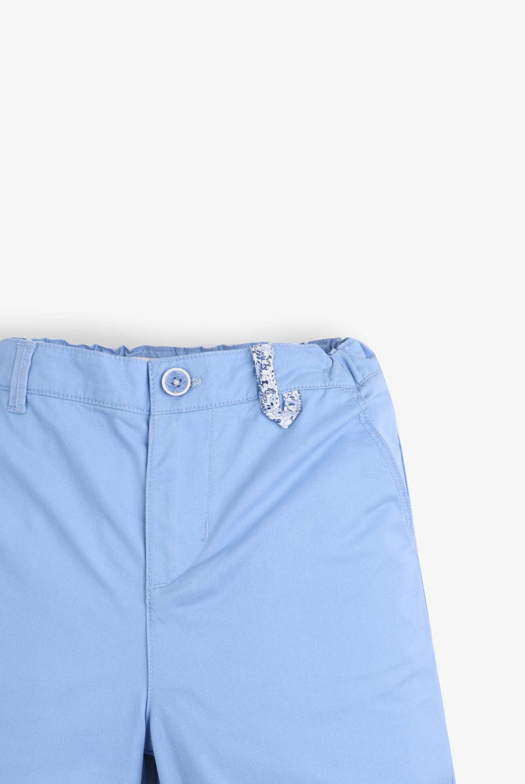 جينجرسنابس شورت اولادي خروج سادة تشينو أزرق