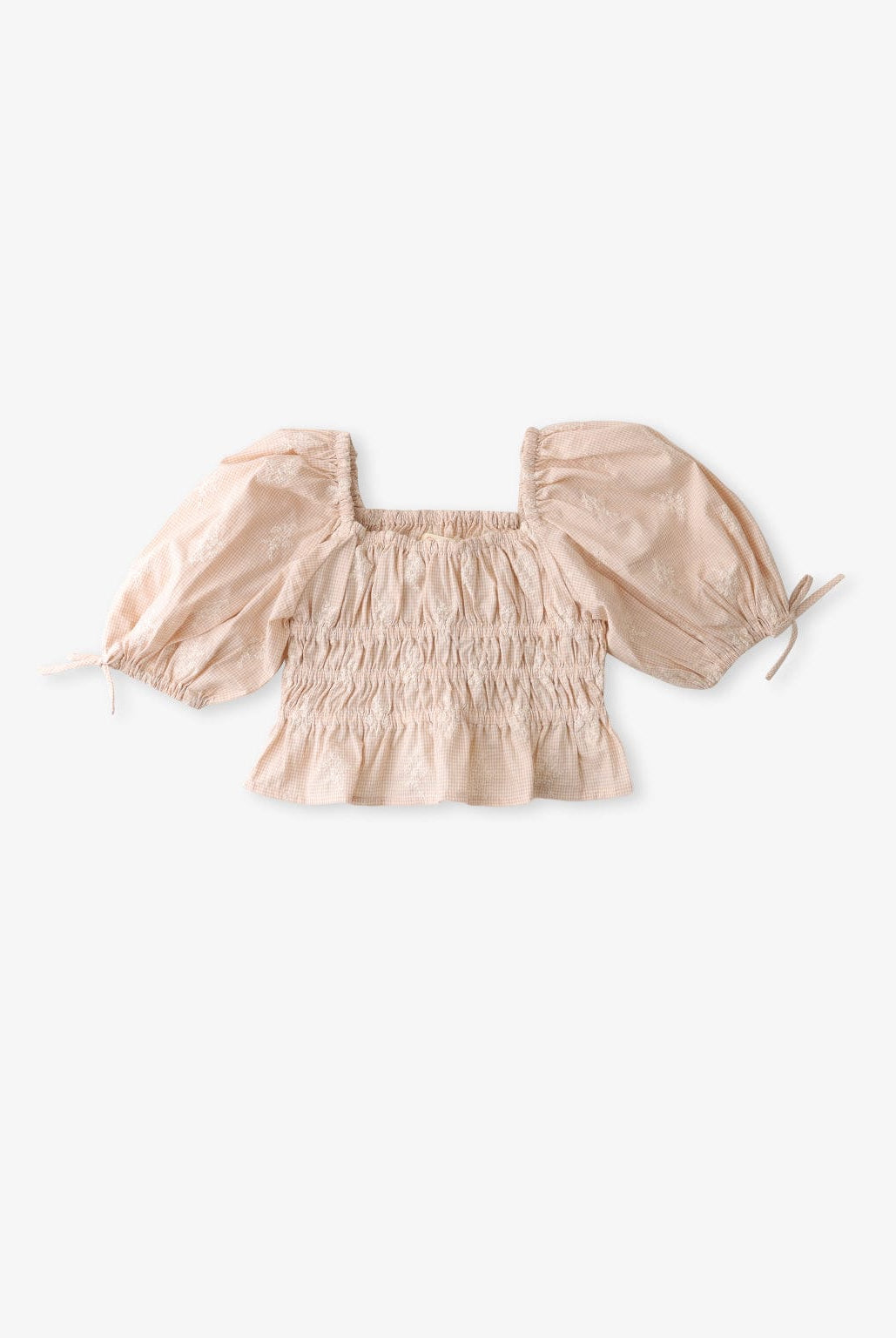 جينجرسنابس طقم بناتي قطعتين توب وشورت بيج