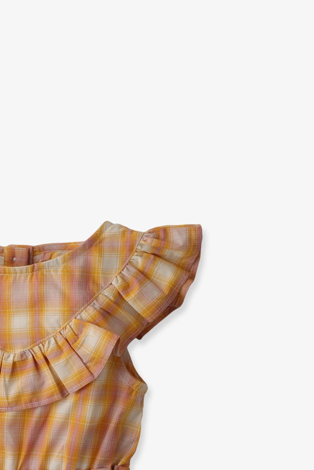 جينجرسنابس جمبسوت مربعات مخصر بفيونكة كم قصير بناتي متعدد الألوان