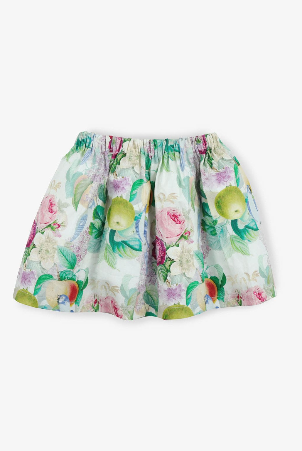 جينجرسنابس طقم بناتي بلوزة منقوشة كم قصير وتنورة متعدد الألوان