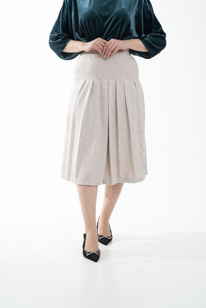 نتشي جيبة رسمية نسائية بليسية عريض