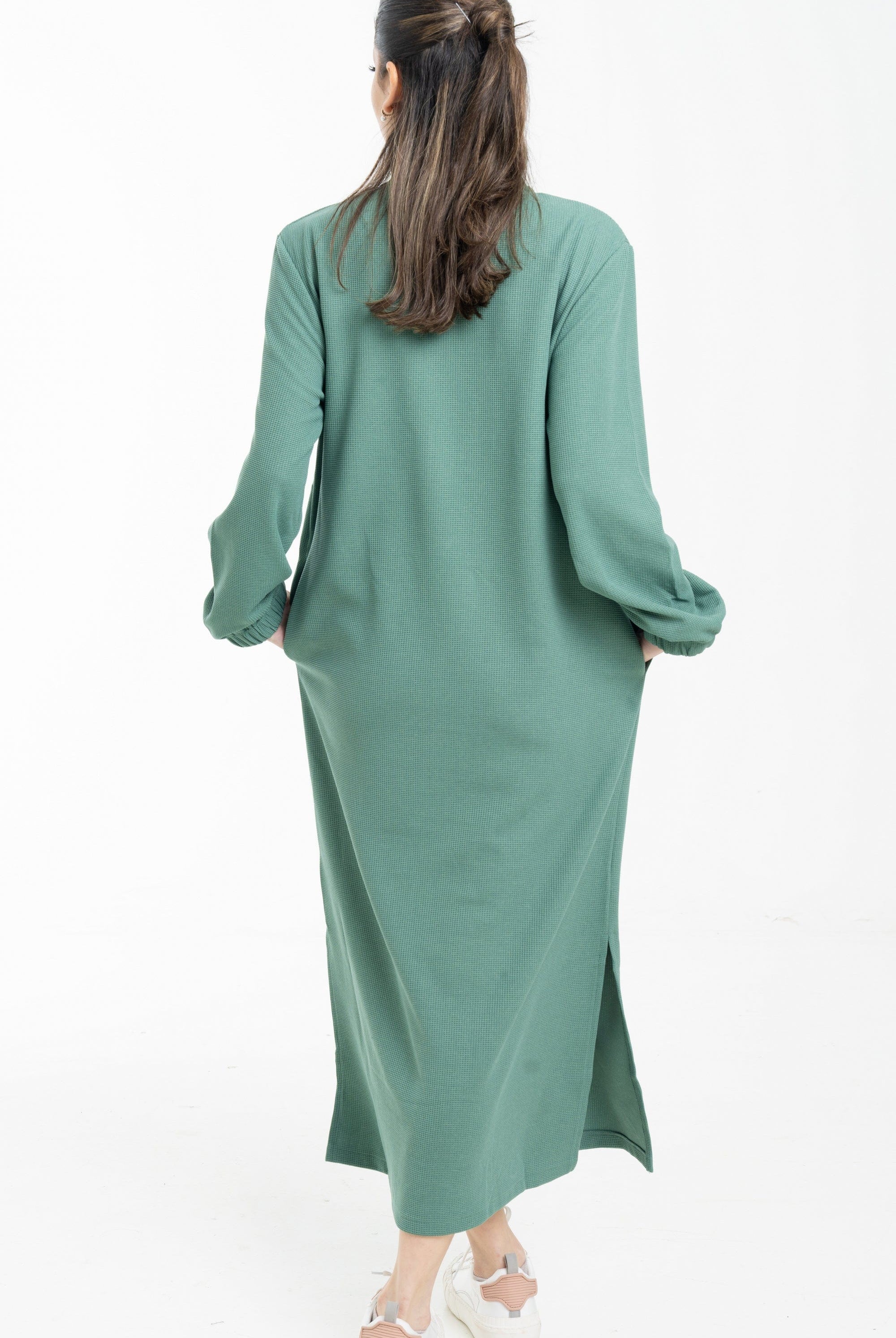 نتشي فستان ميدي كاجوال مفتوح من الجانبين