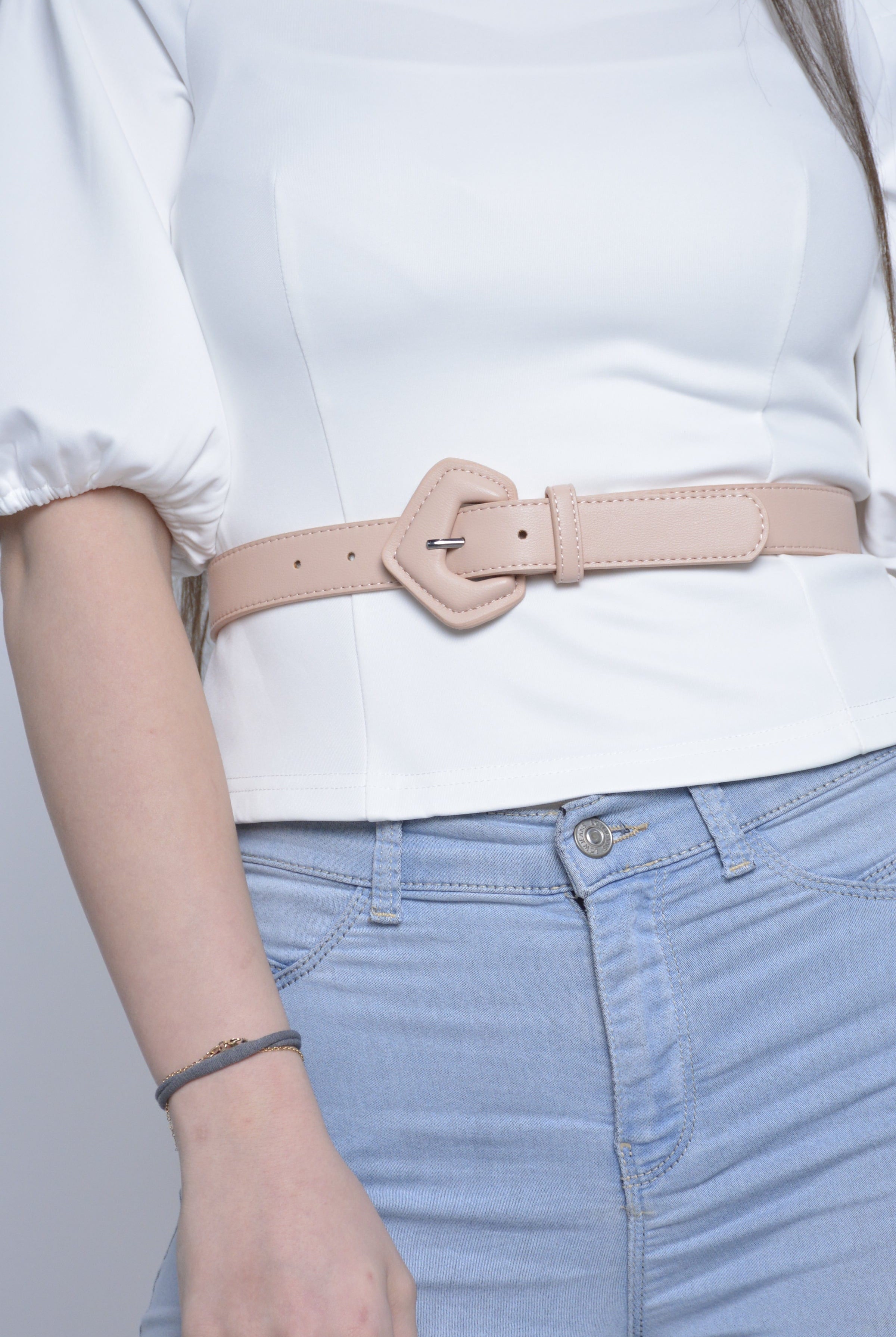 نتشي حزام جلد حريمي للخصر