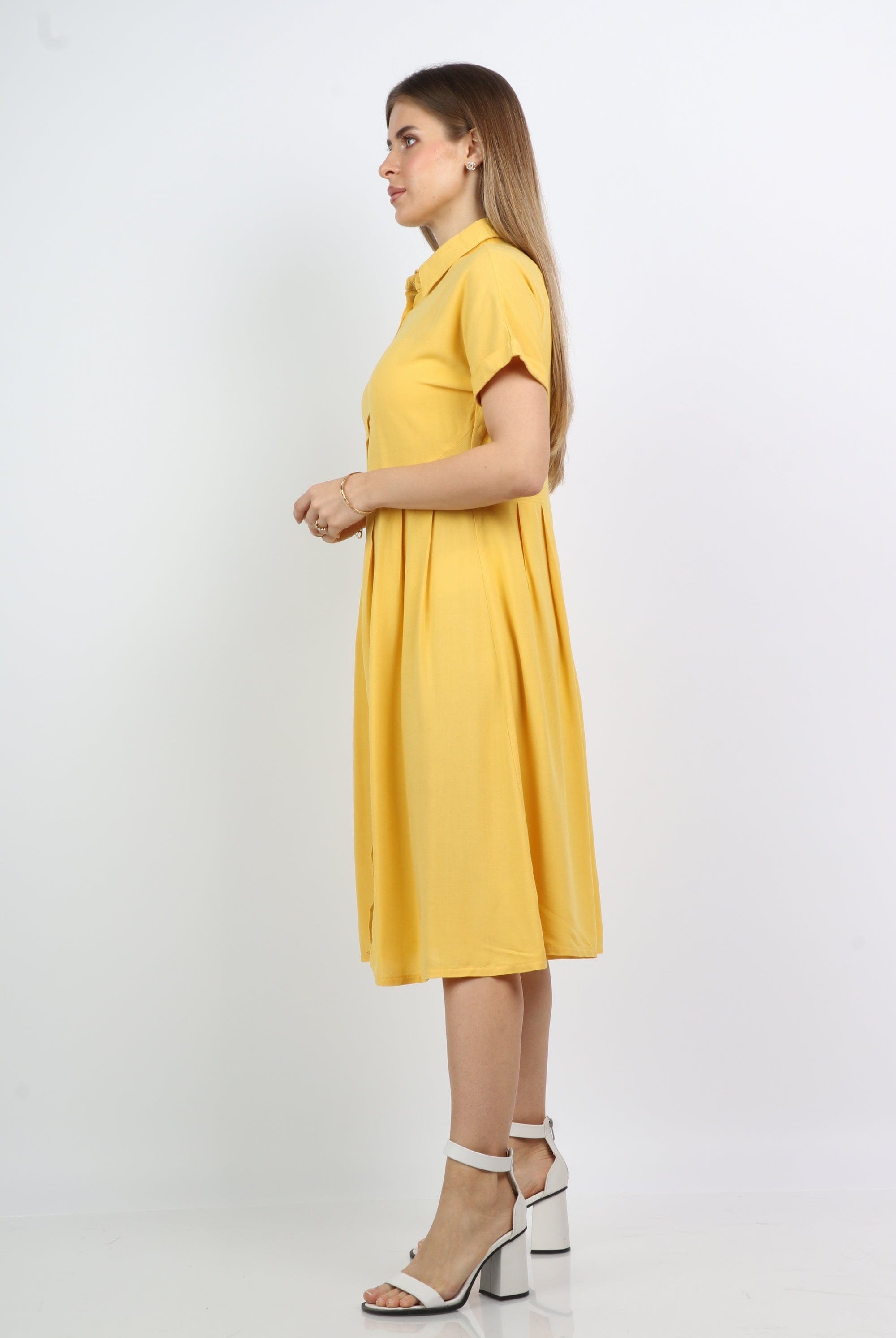 نتشي فستان قميص بليسية نسائي