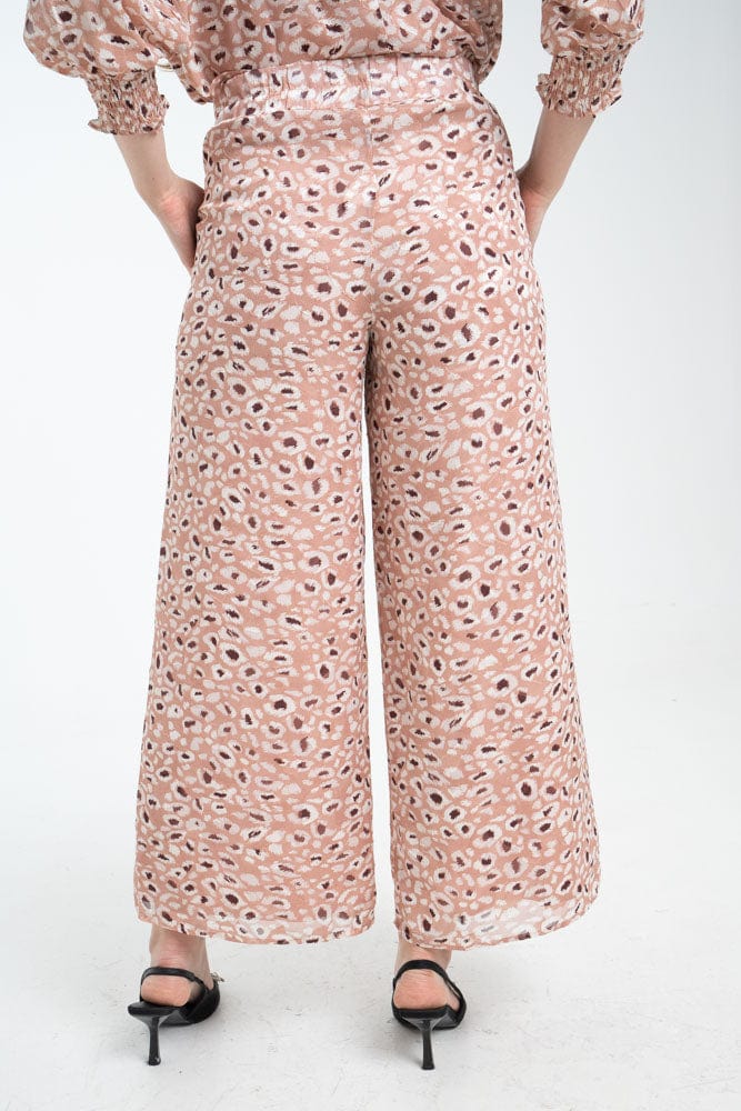 نتشي سروال طويل نسائي فسكوز مشجر