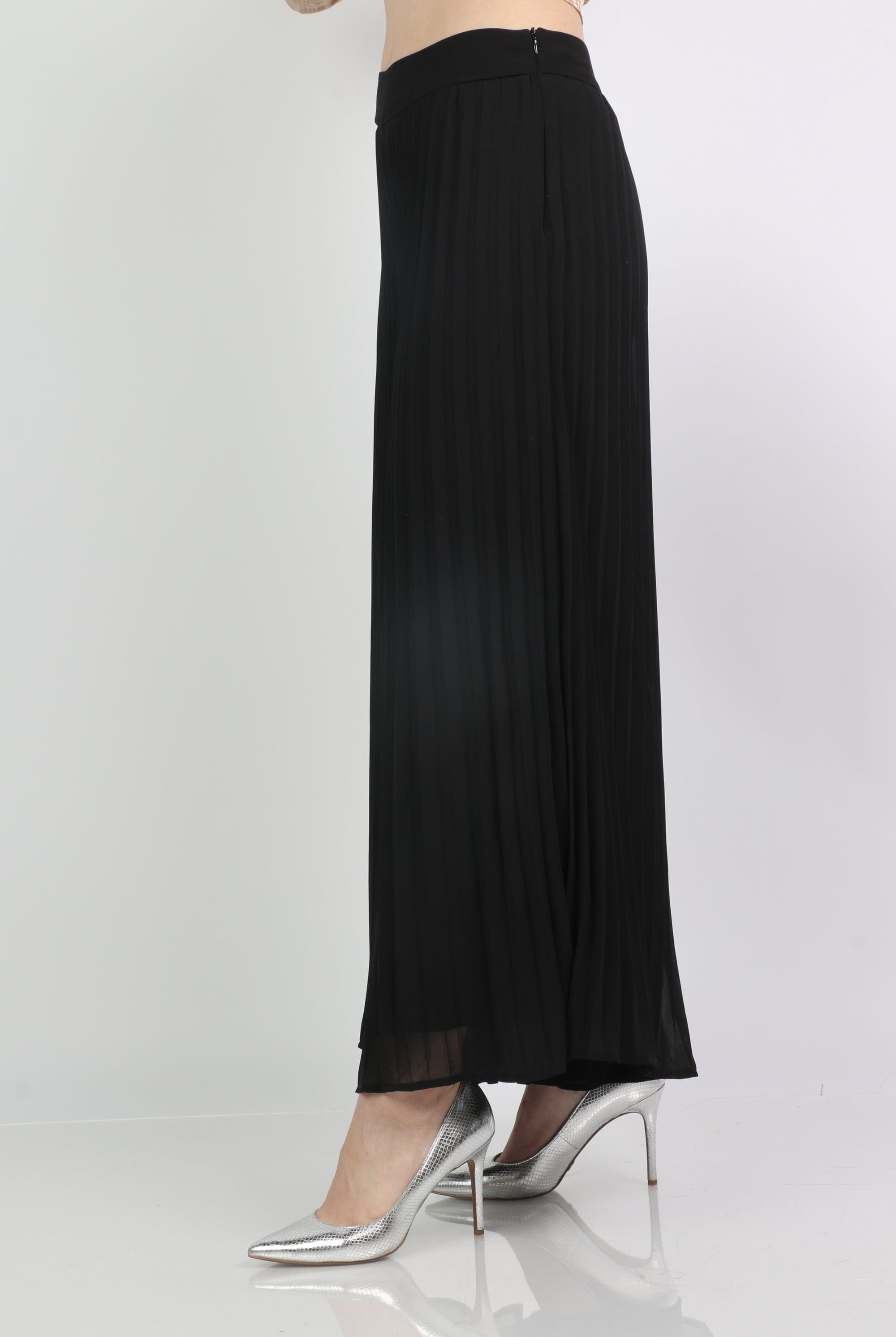 نتشي بنطلون بليسيه هاي ويست طويل نسائي