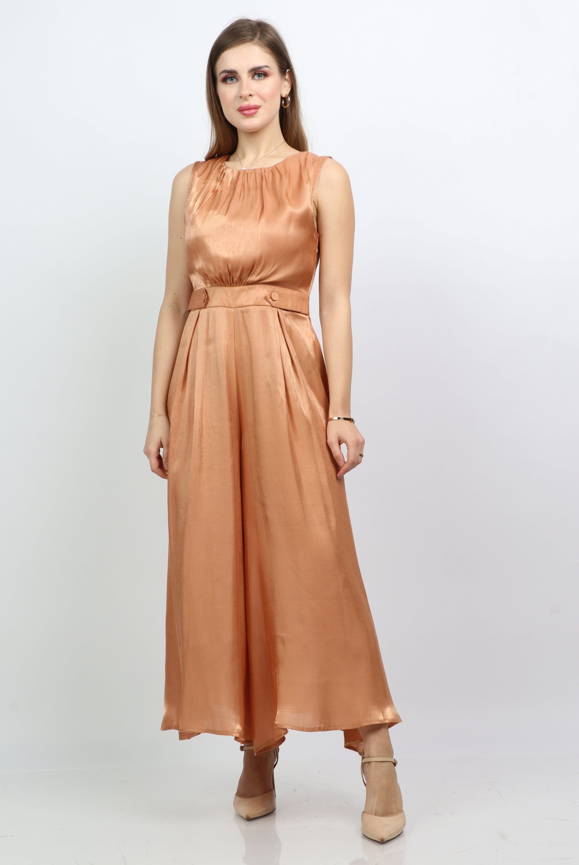 نتشي جمبسوت مخصر سهرة كت بنطلون طويل واسع