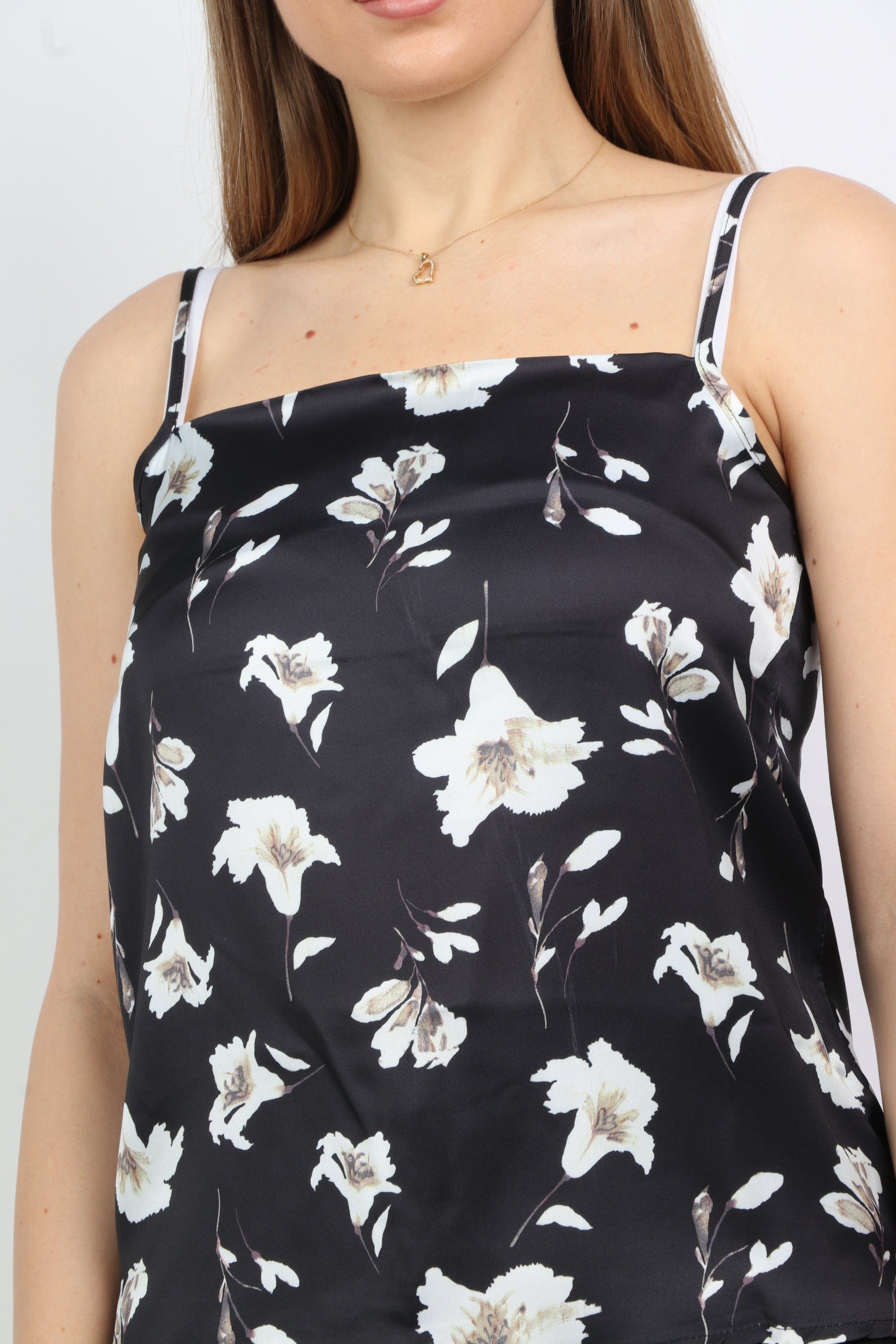 نتشي بلوزة حمالات مشجرة نسائي