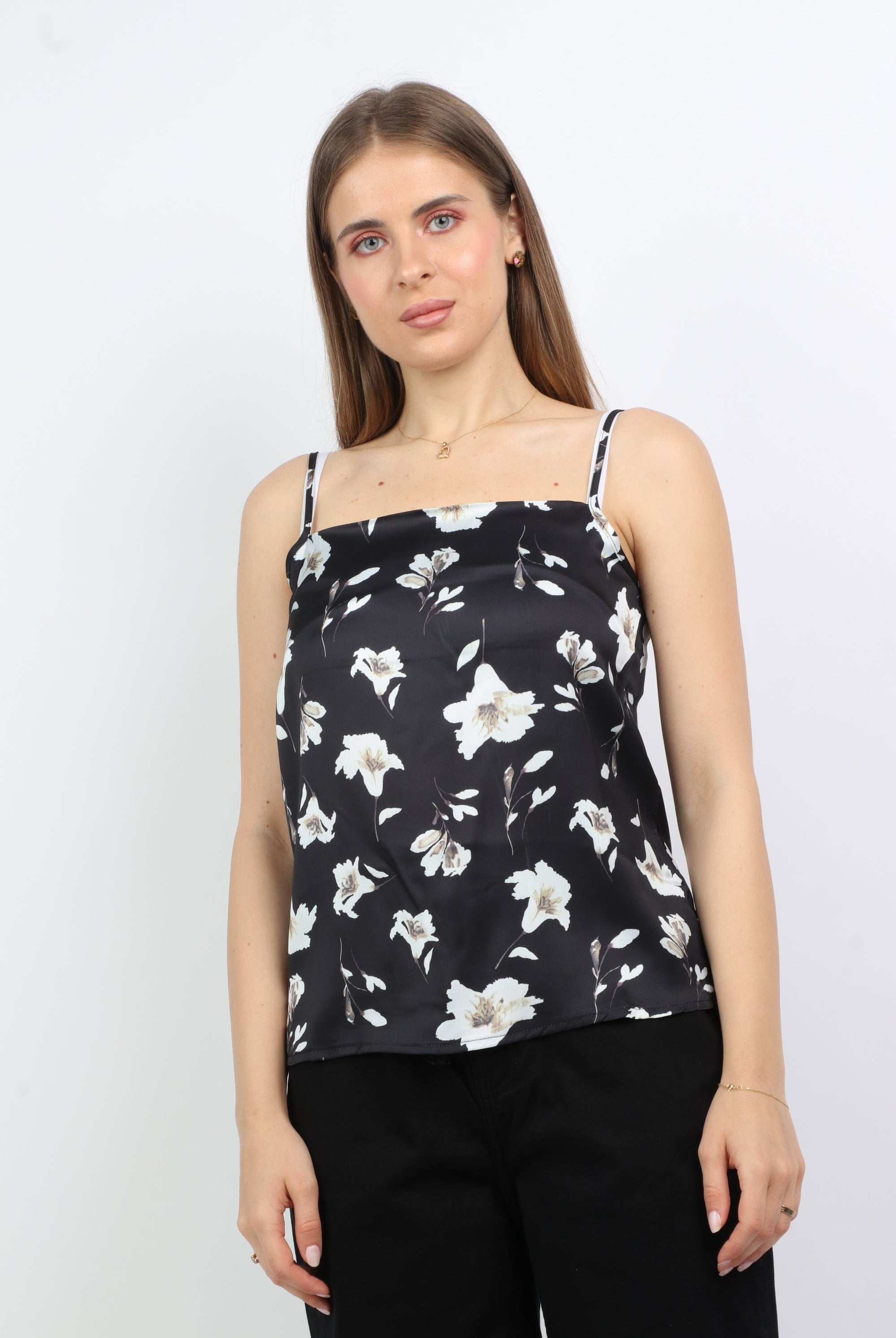 نتشي بلوزة حمالات مشجرة نسائي