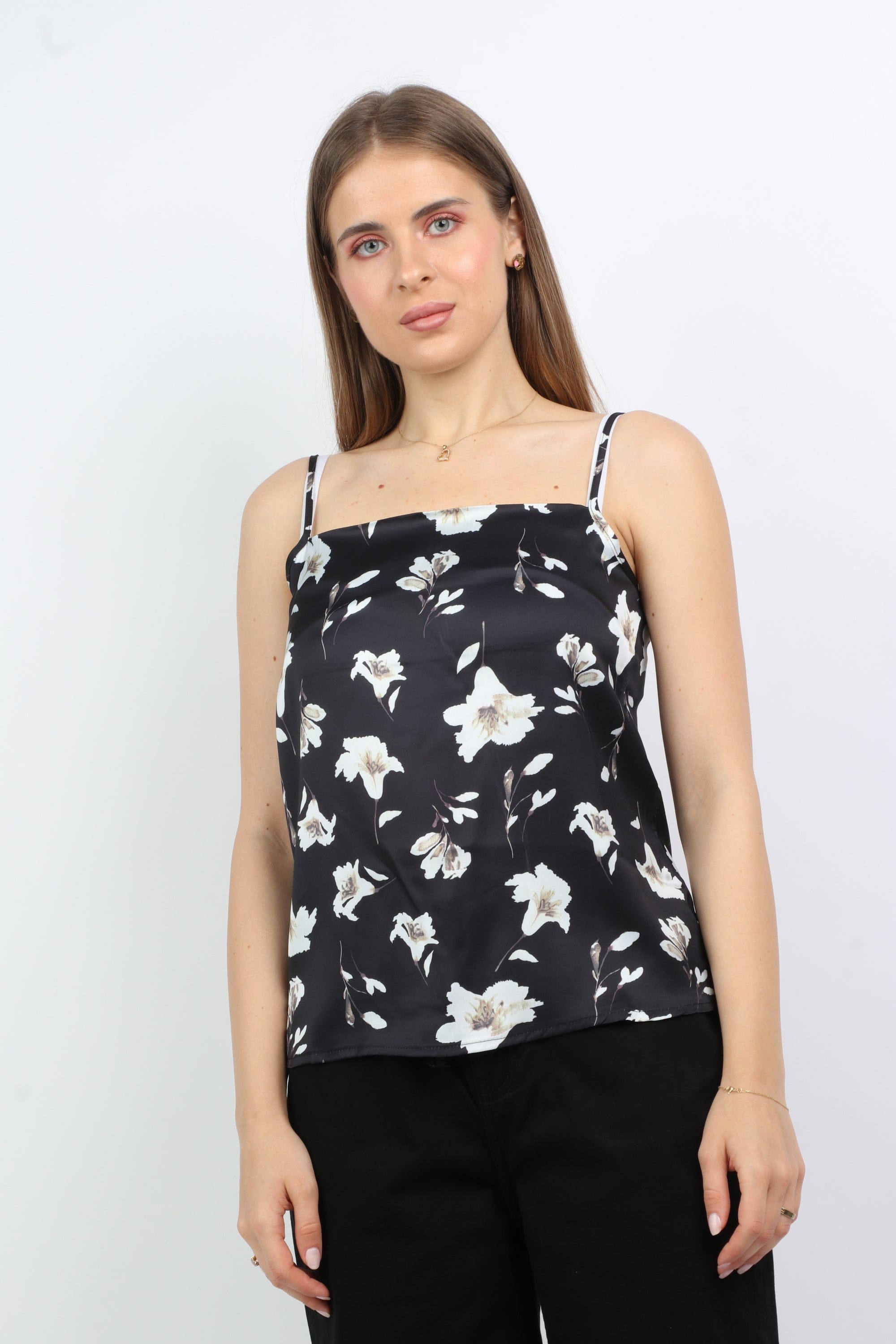 نتشي بلوزة حمالات مشجرة نسائي