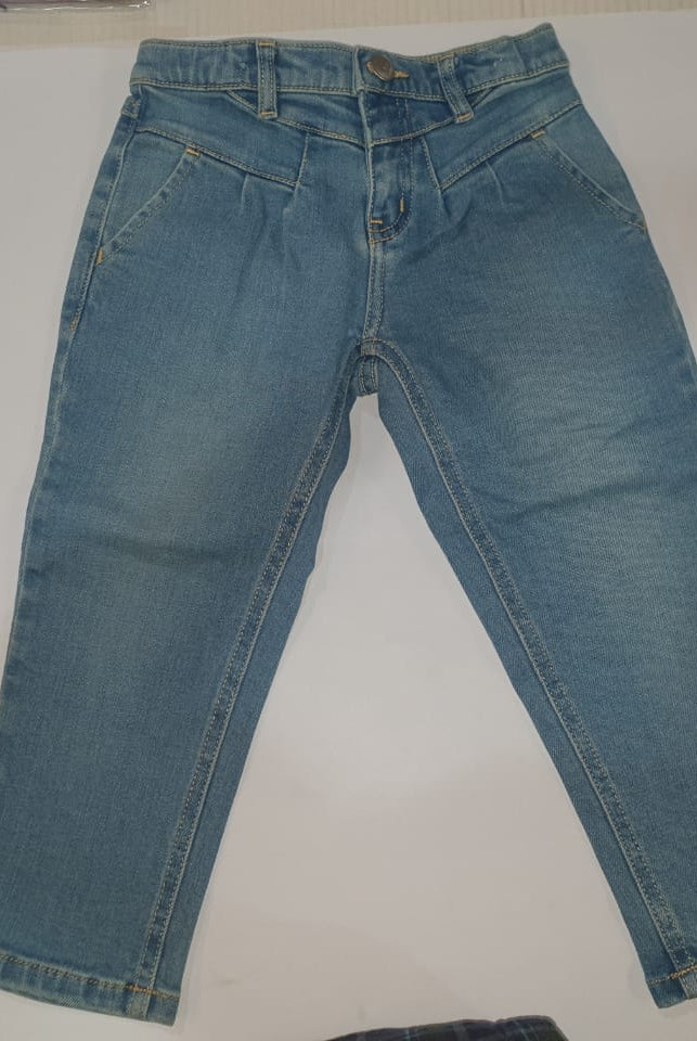 جينجرسنابس بنطلون بناتي جينز سادة أزرق فاتح