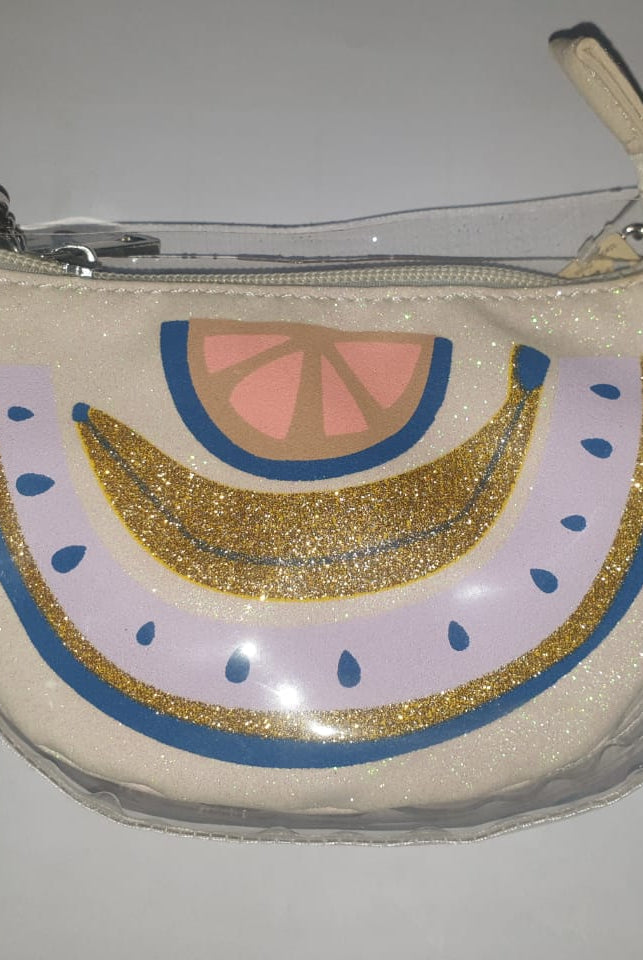 جينجرسنابس حقيبة منقوشة لامعة بناتي متعدد الألوان