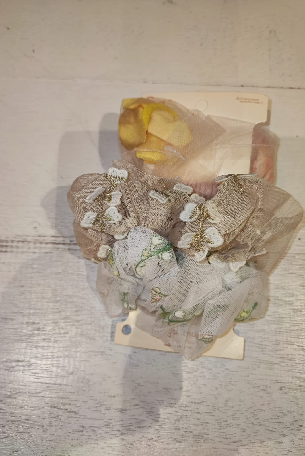 جينجرسنابس طقم اكسسوارات بناتي بنس وتوك أبيض