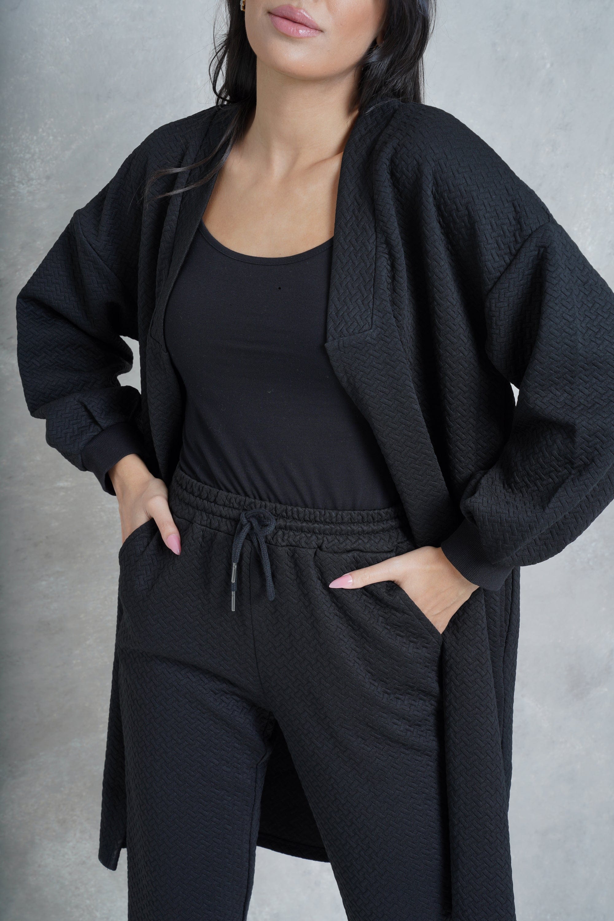 نتشي بنطلون ميلتون هاي ويست بجيوب نسائي