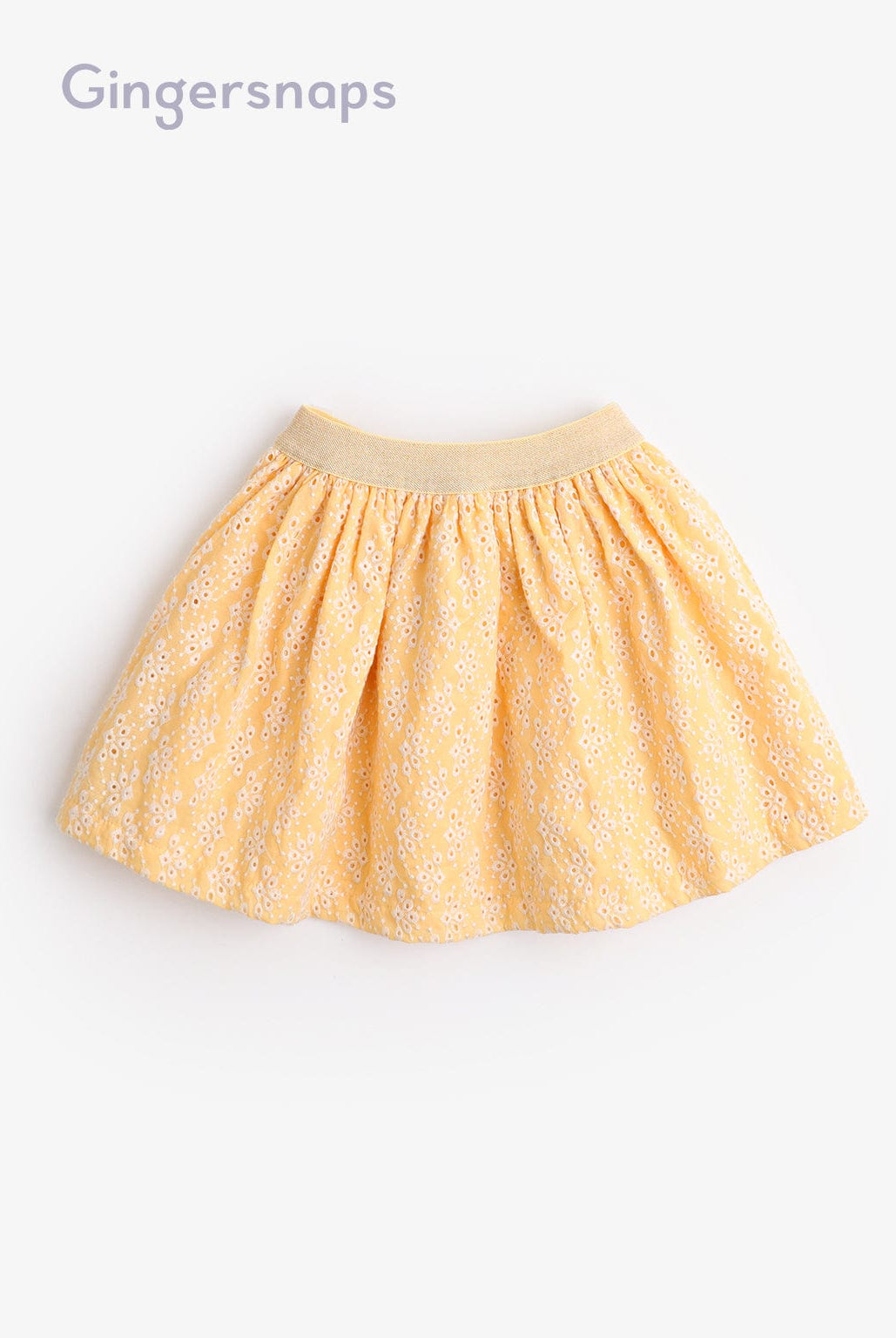 جينجرسنابس تنورة أكام منفوشة أطفال بناتي أصفر