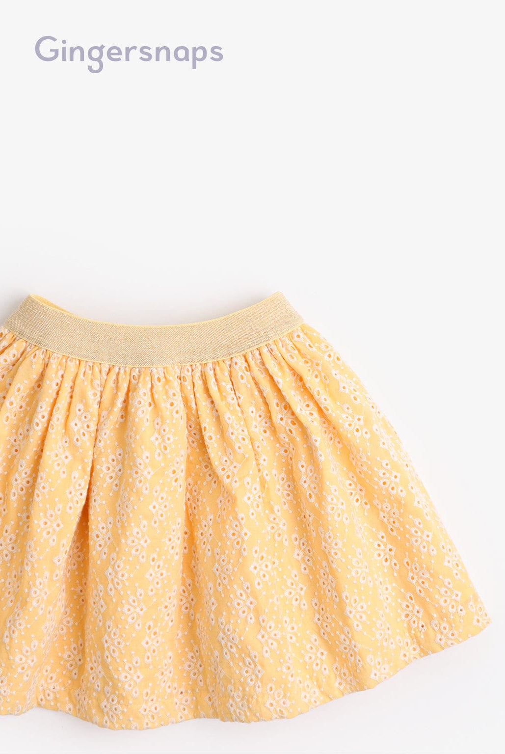 جينجرسنابس تنورة أكام منفوشة أطفال بناتي أصفر