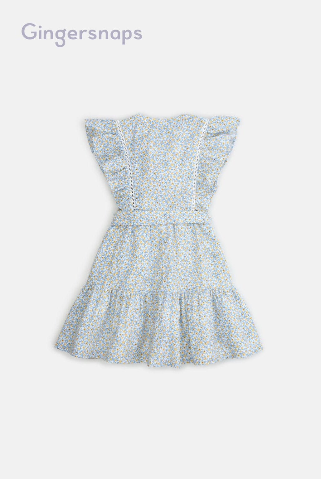 جينجرسنابس فستان بناتي طويل حمالات مورد متعدد الألوان