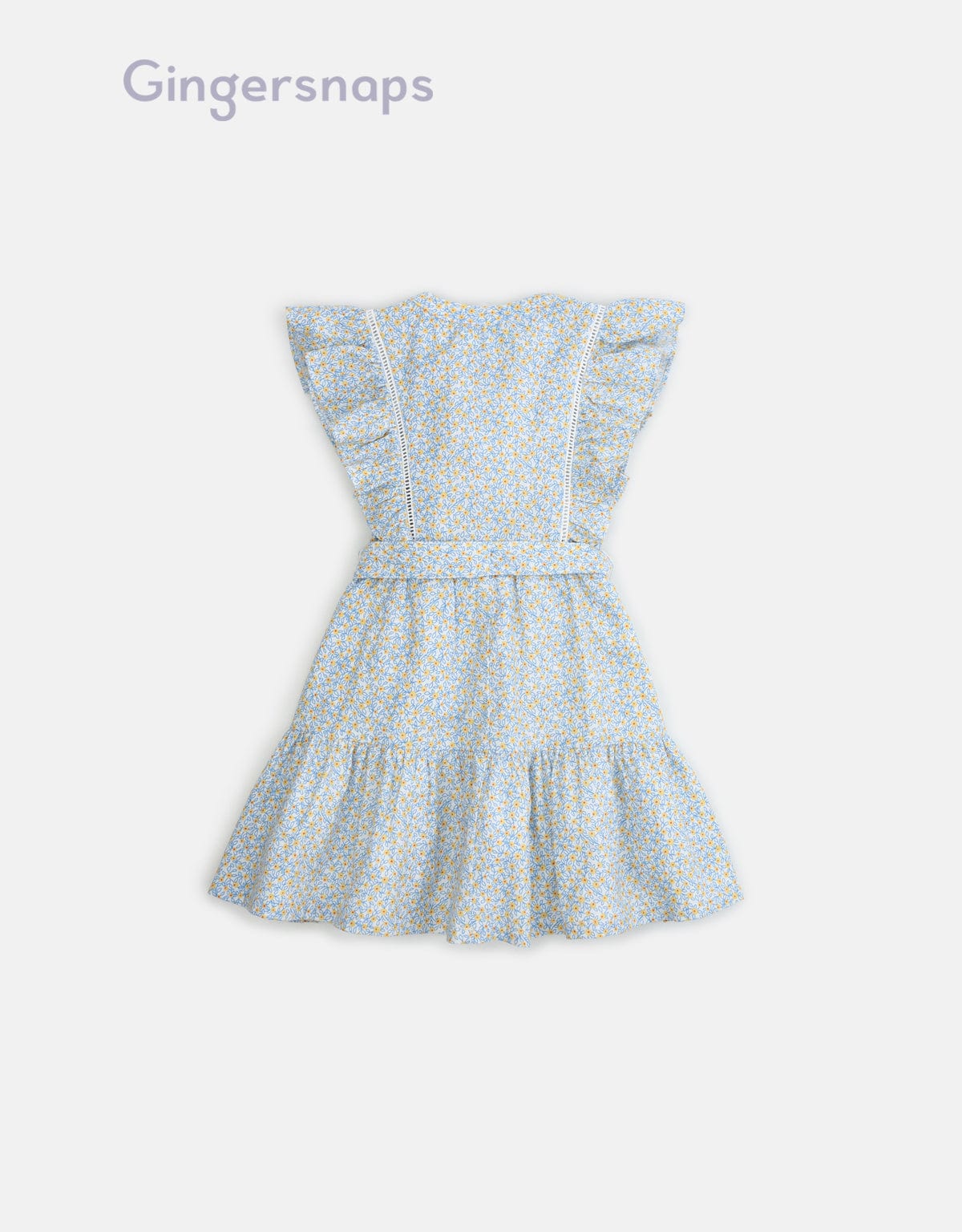 جينجرسنابس فستان بناتي طويل حمالات مورد متعدد الألوان