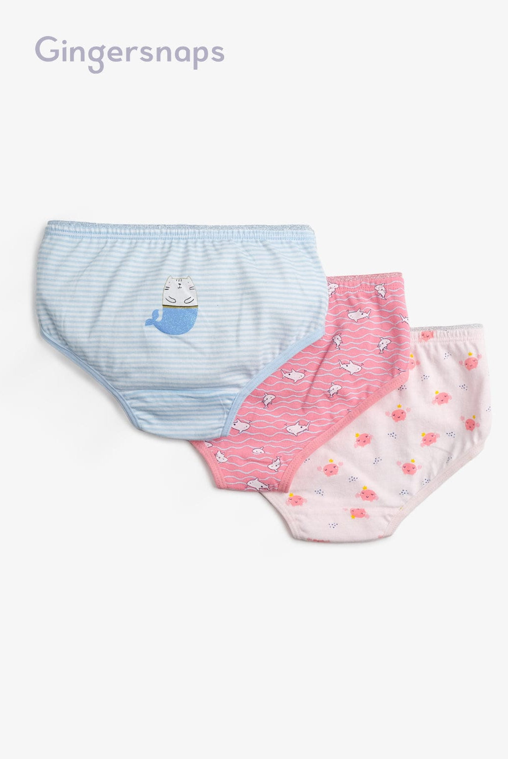جينجرسنابس سروال داخلي بنات رضع متعدد الألوان