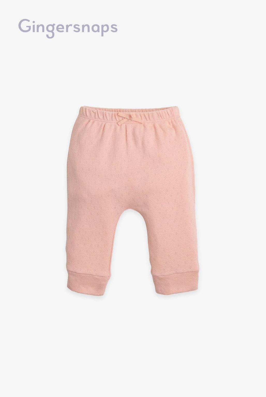 جينجرسنابس طقم بلوزة نص كم وبنطلون سادة أطفال مواليد أحمر بنفسجي