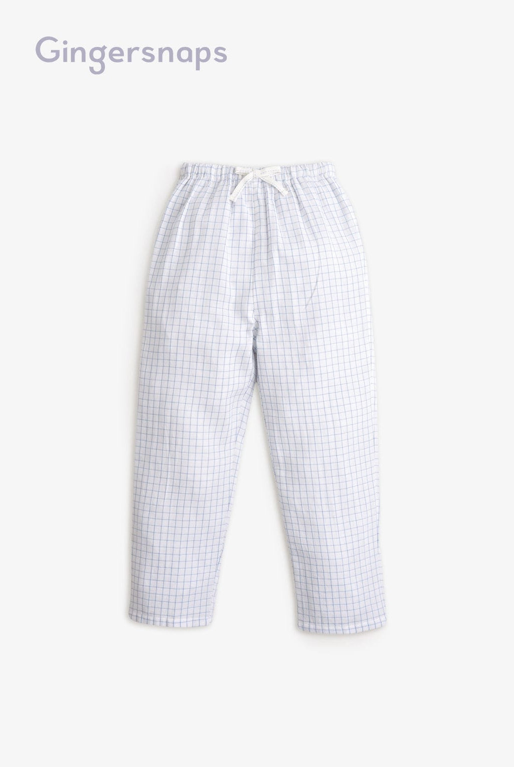 جينجرسنابس بيجامة أولادي بأزرار أمامية كم طويل أزرق