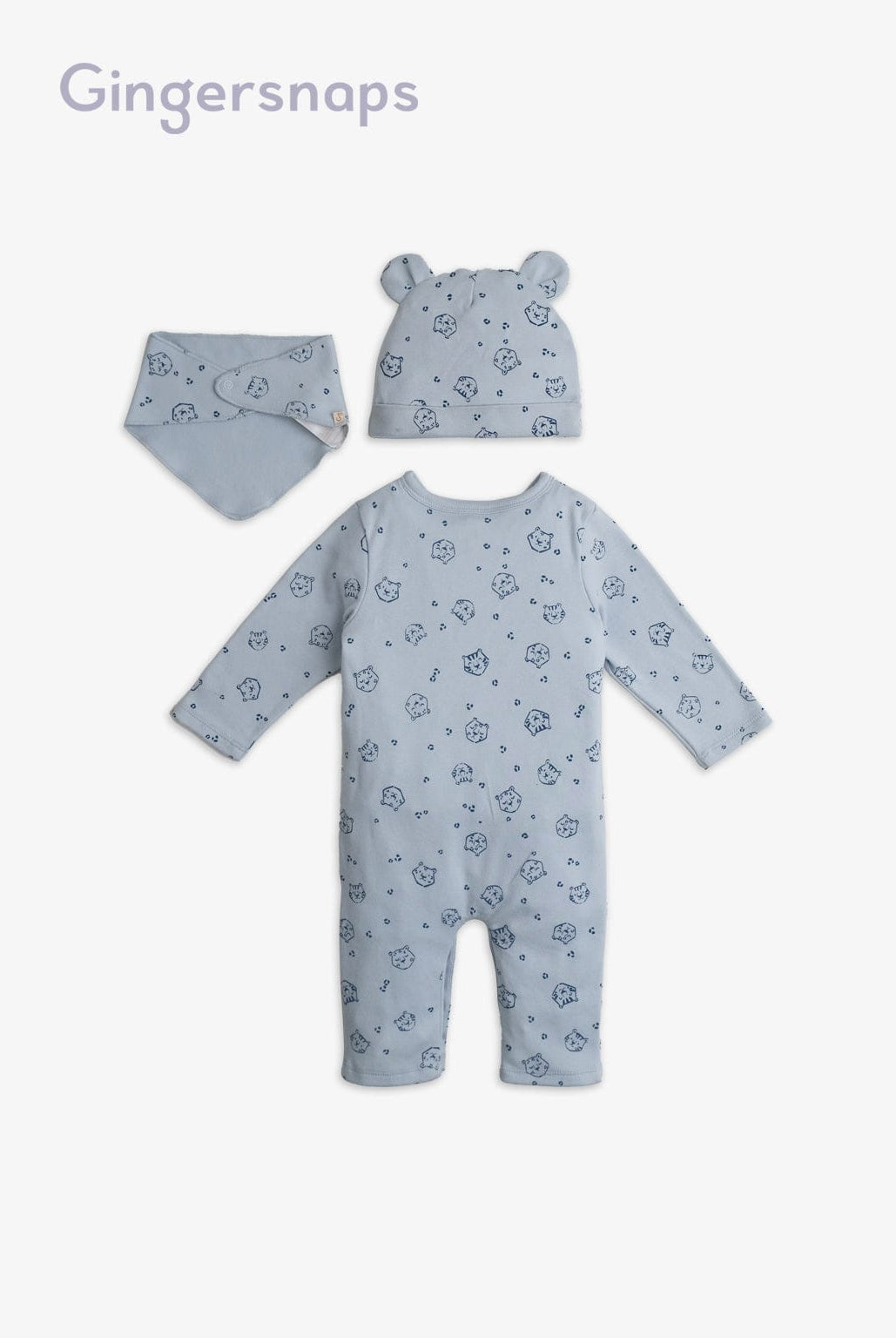 جينجرسنابس جمبسوت رضع منقوش أولادي أزرق