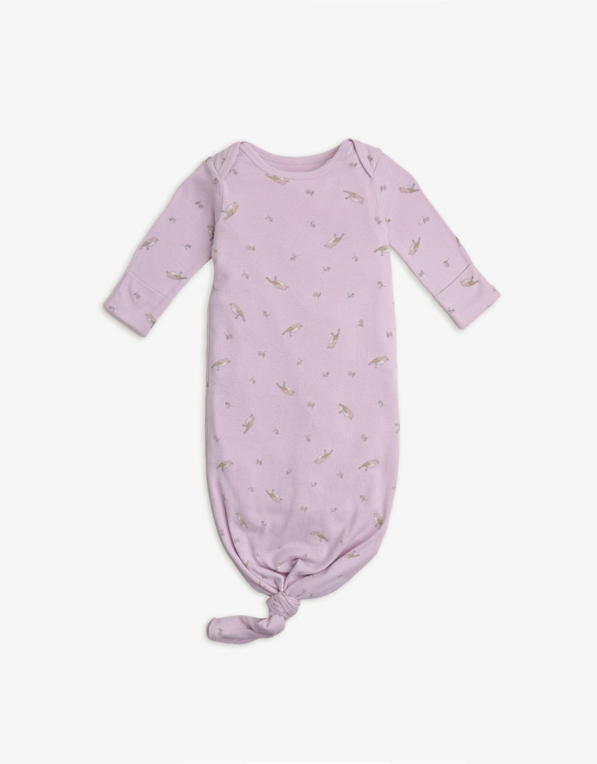 جينجرسنابس سالوبيت أطفال مواليد منقوش كم طويل وقبعة أرجواني