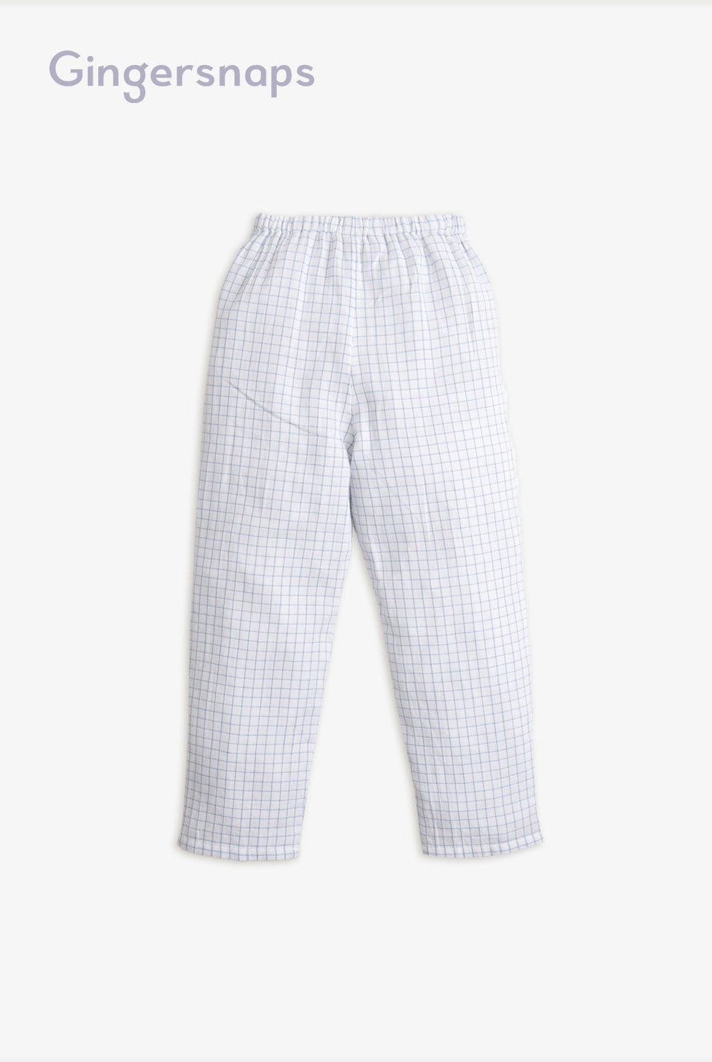 جينجرسنابس بيجامة أولادي بأزرار أمامية كم طويل أزرق