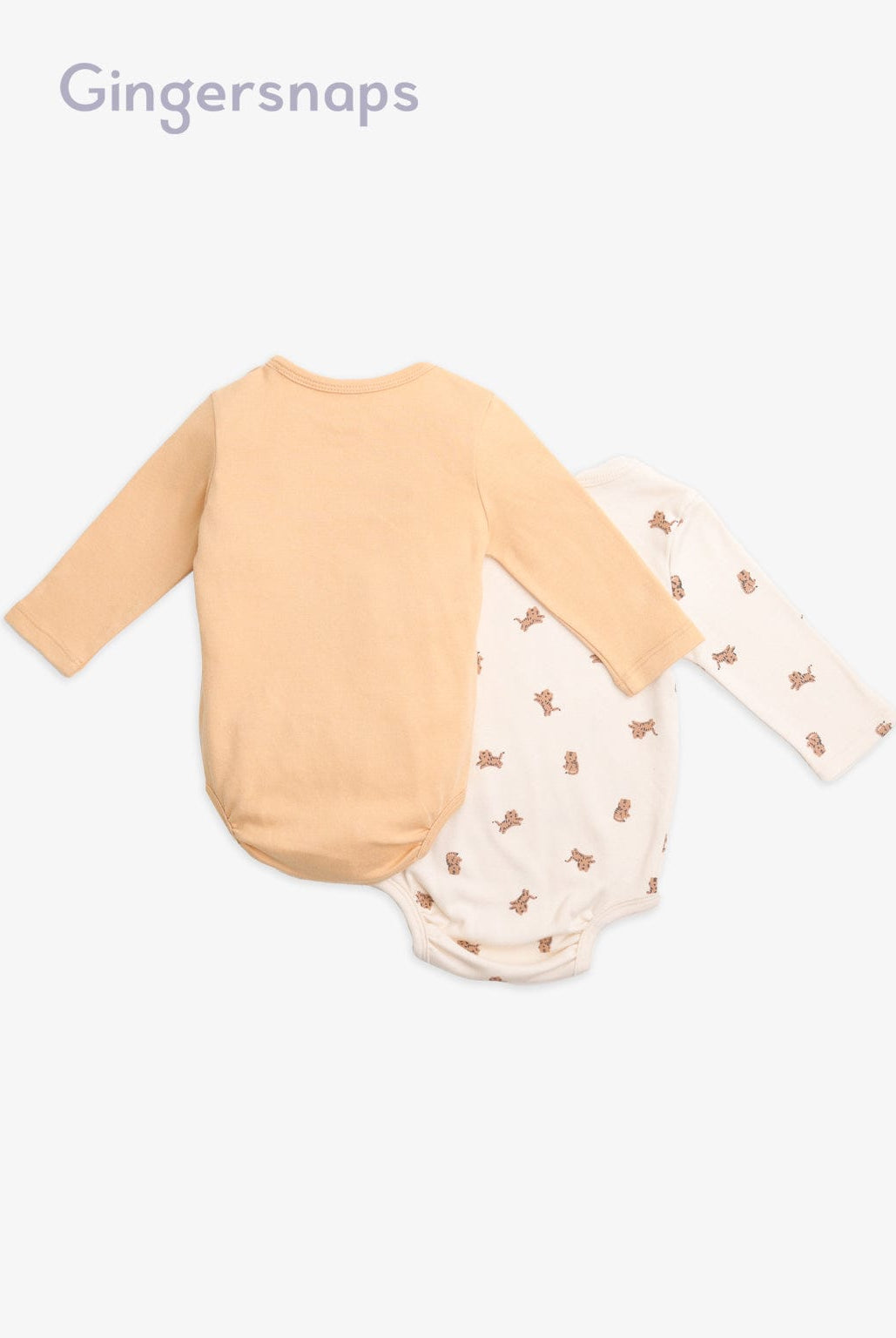 جينجرسنابس طقم سالوبيت كم طويل مواليد قطعتين أولادي للرضع متعدد الألوان