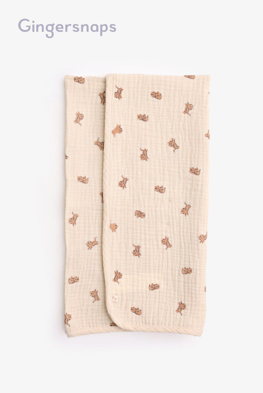 جينجرسنابس بطانية أطفال رضع منقوشة متعدد الألوان