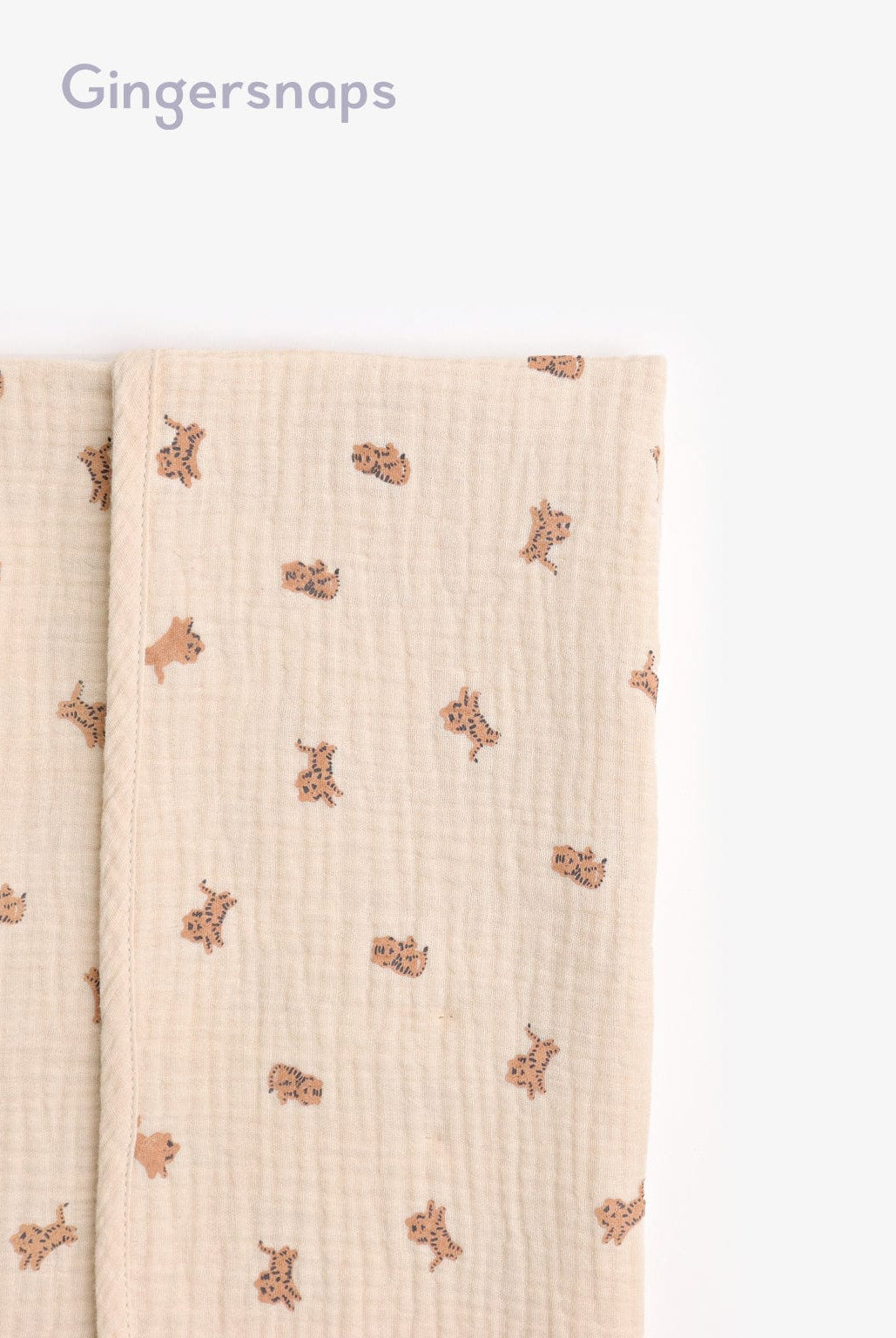 جينجرسنابس بطانية أطفال رضع منقوشة متعدد الألوان