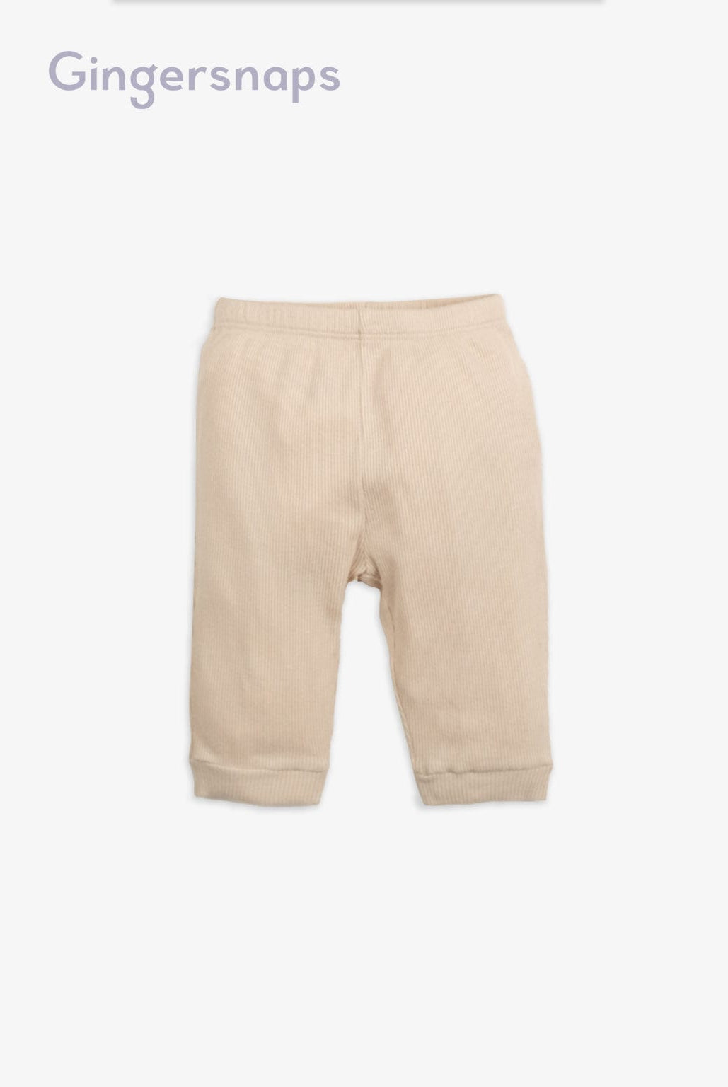 جينجرسنابس طقم مواليد سادة بلوزة ملفوفة وبنطلون وردي